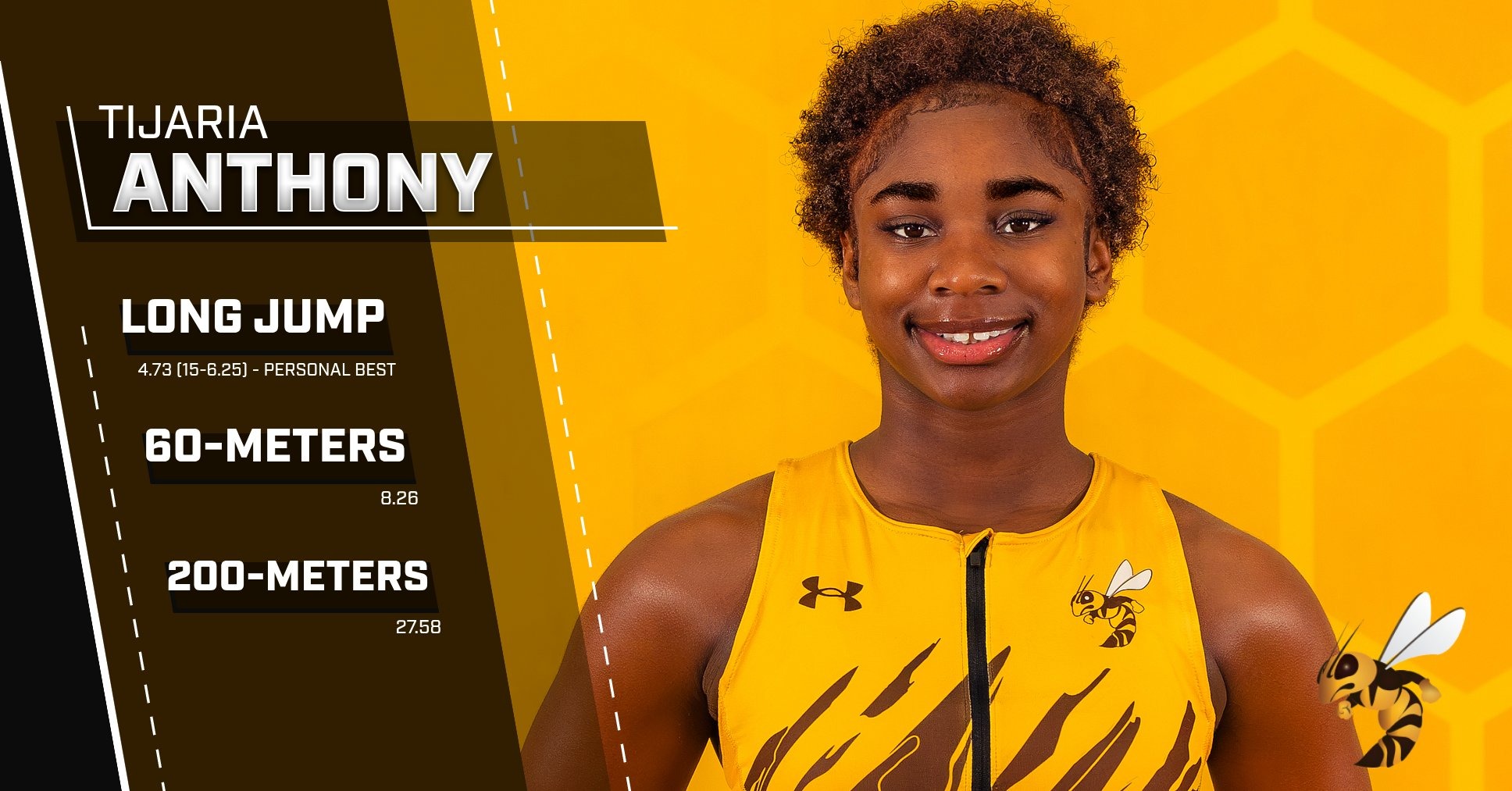 Tijaria Anthony w track Prin Relays