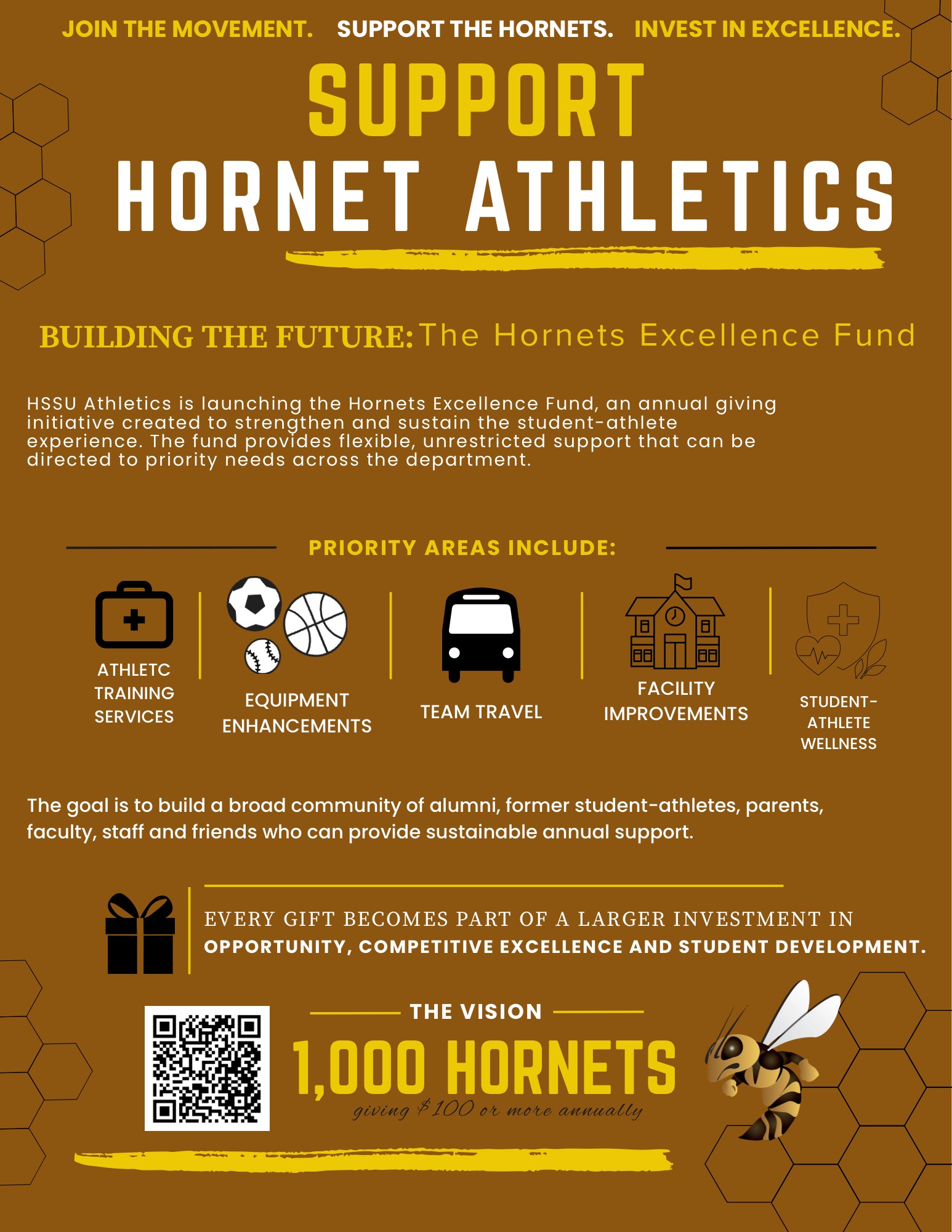 Hornets Excellence Fund - Brown