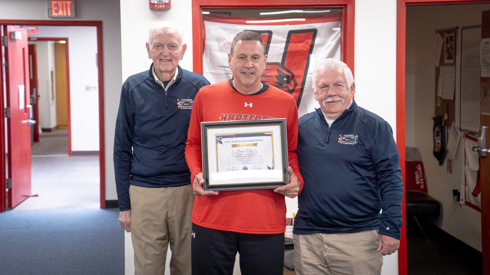 Brian Mik Accepting 2026 Site Director of the Year