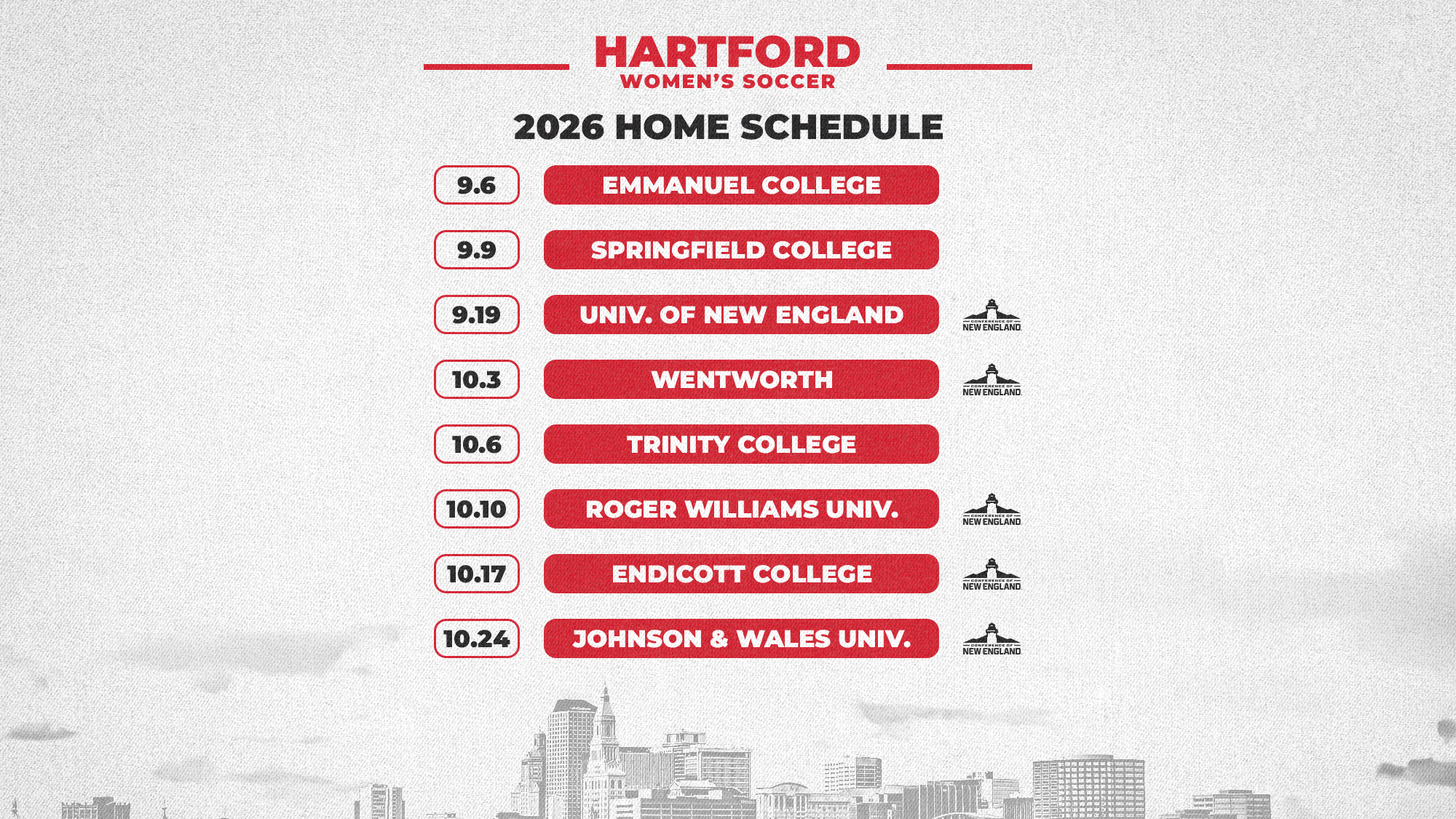 WSOC Schedule