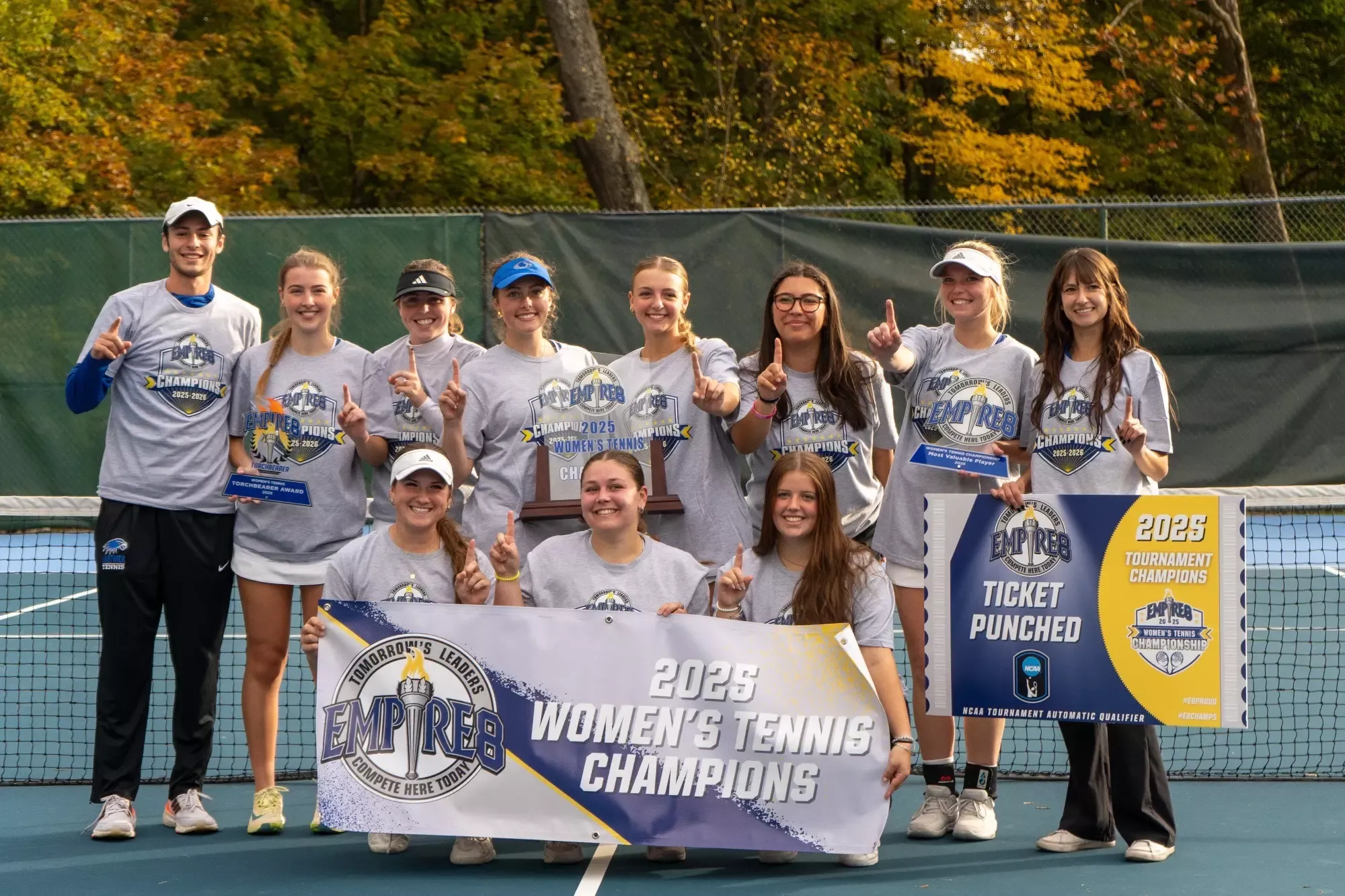 2025 Empire 8 Women's Tennis Champions