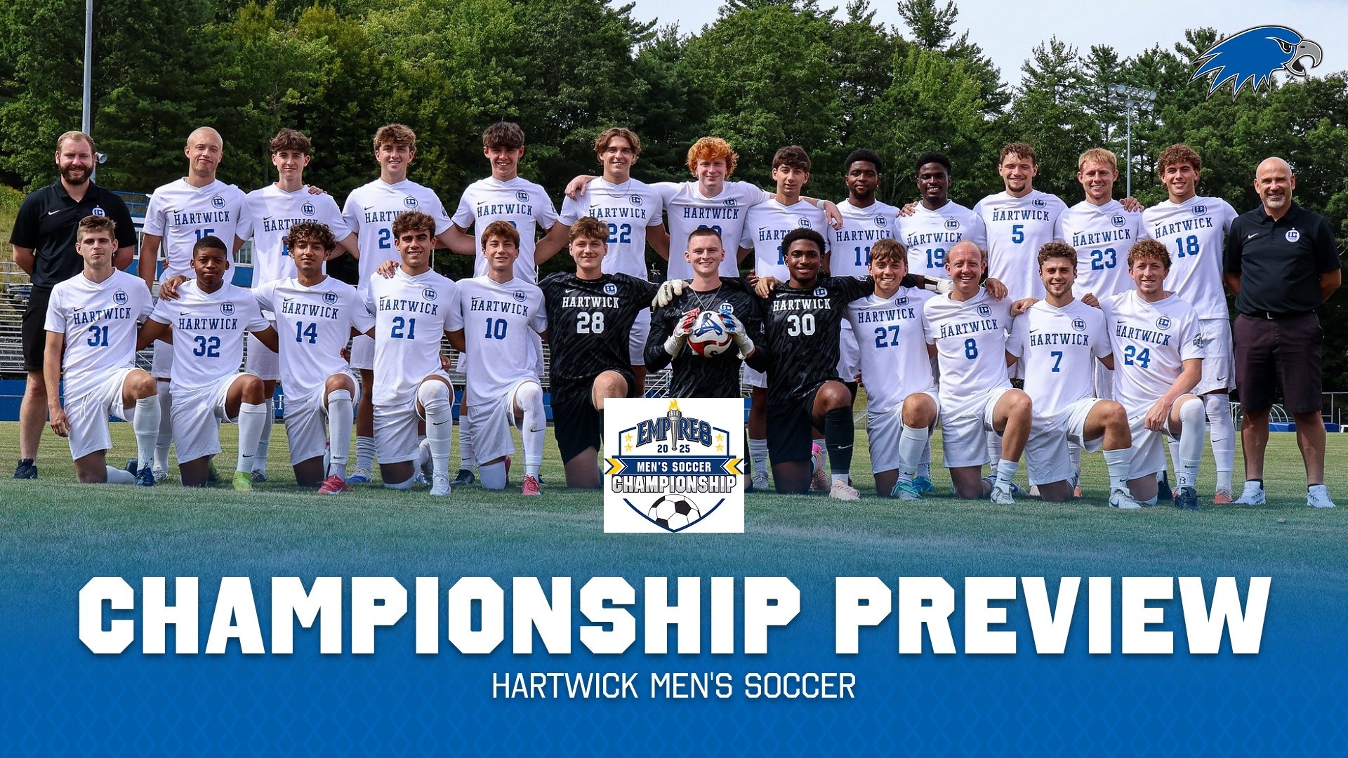 Men's Soccer 2025 Championship Preview Graphic