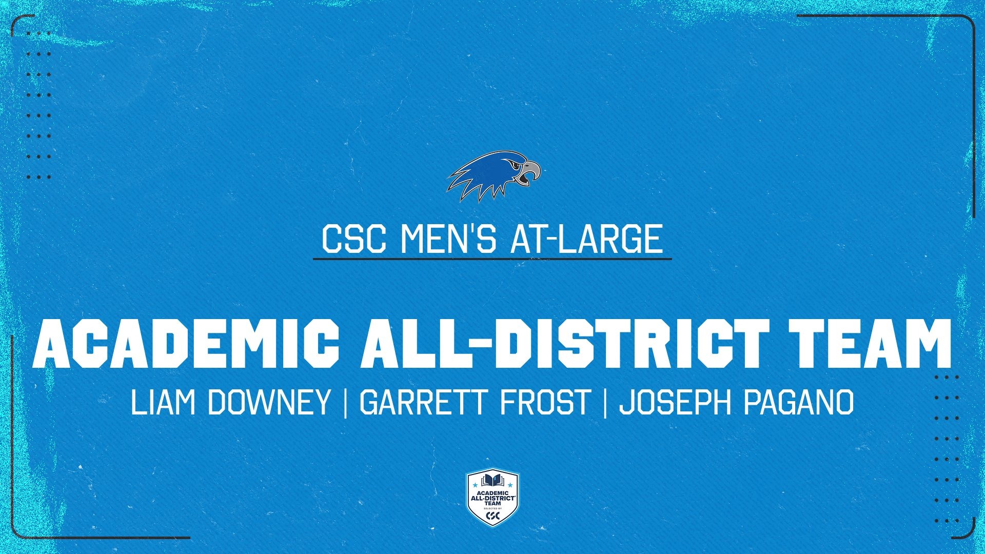 MLAX CSC At Large Academic All-District Graphic