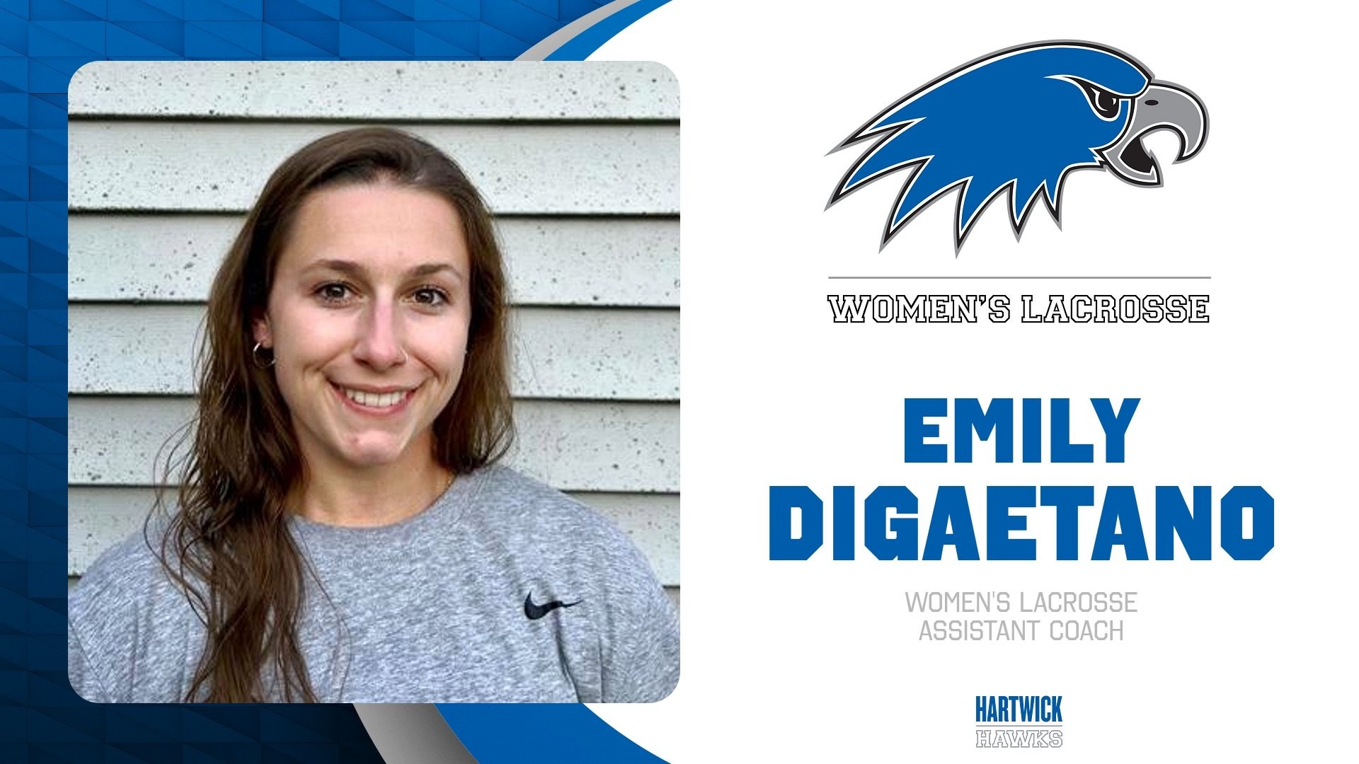Emily DiGaetano Assistant Coach Graphic