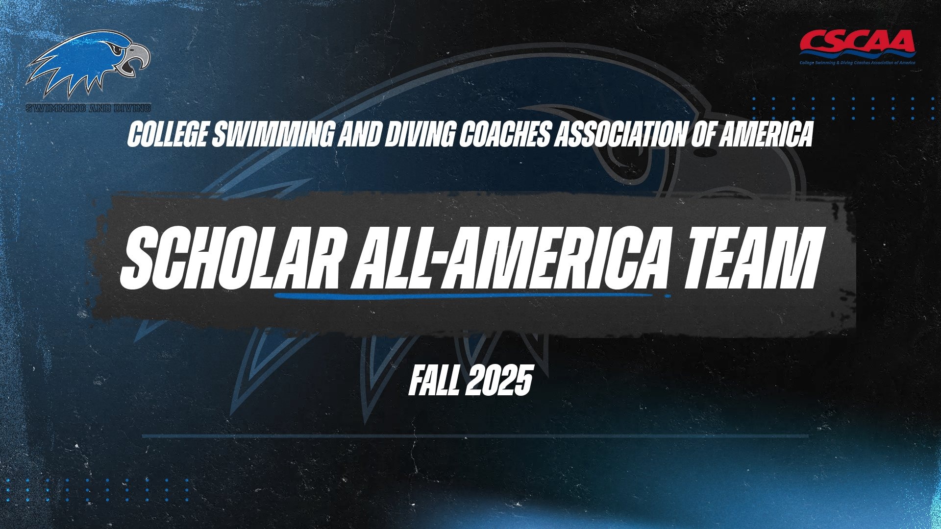 CSCAA Fall Scholar All-America Team - Women's Swim & Dive