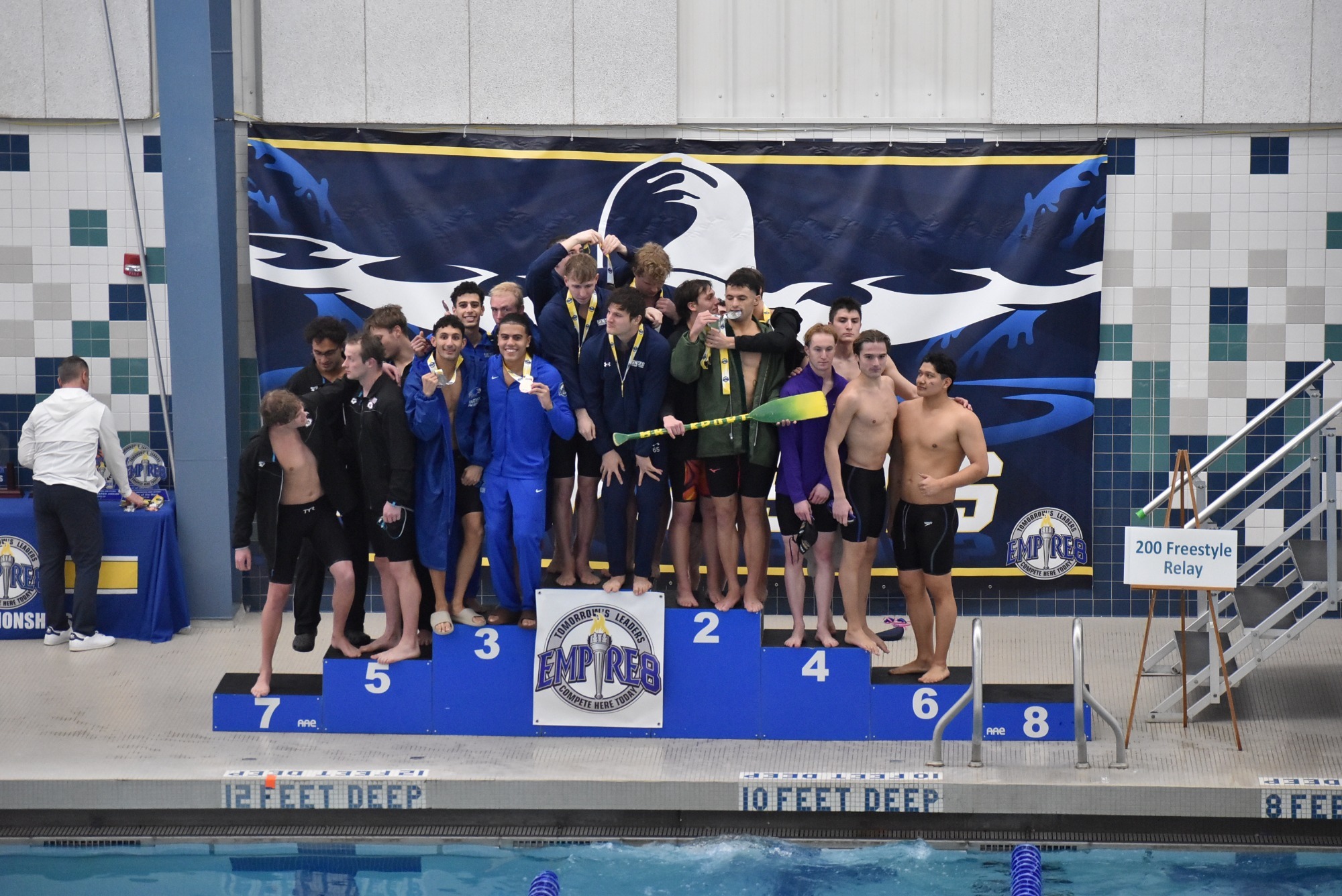 Men's 4x200 Free Relay Bronze @ E8 Championships