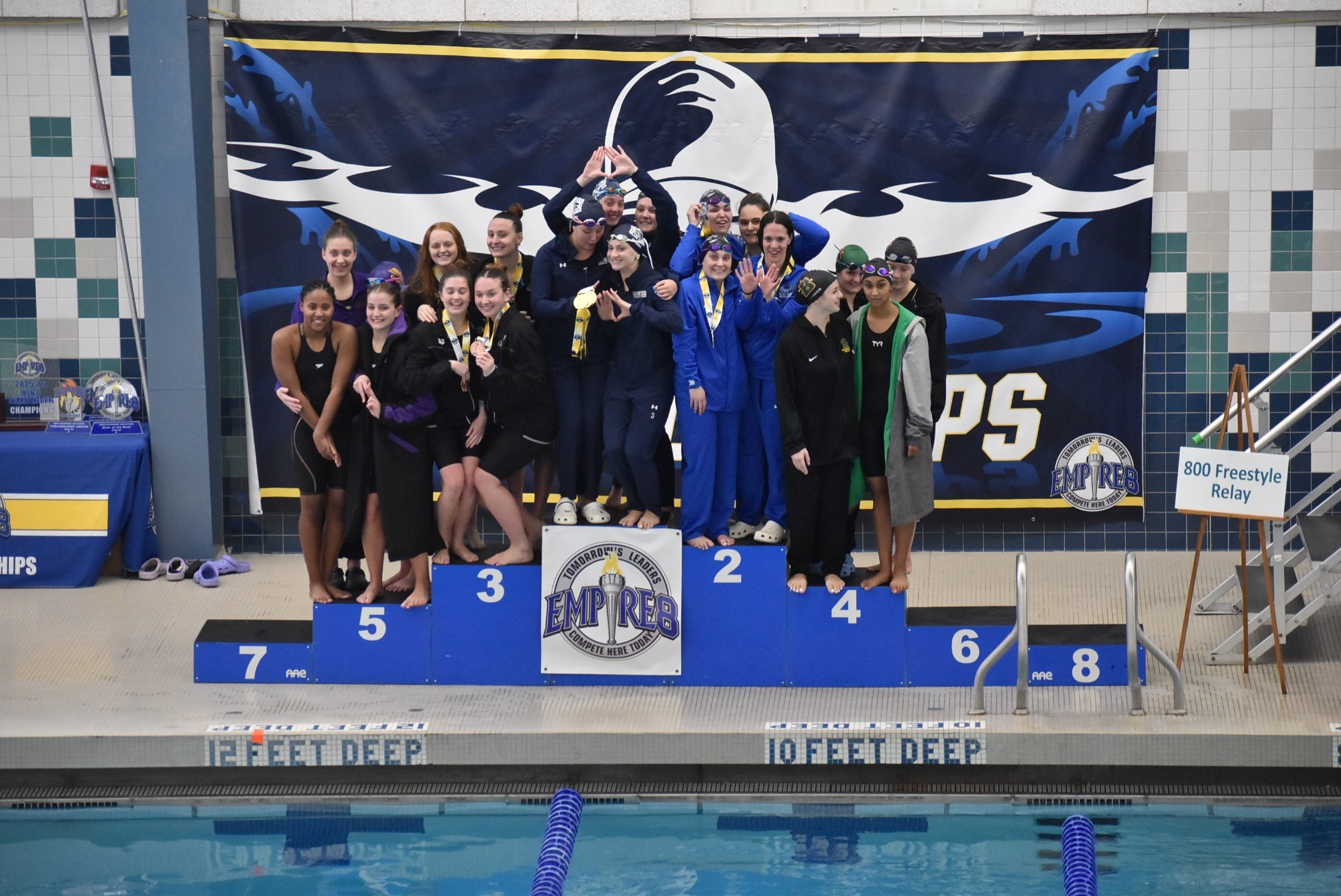 Women's S&D E8 Championships 800 Yard Free Relay Silver 