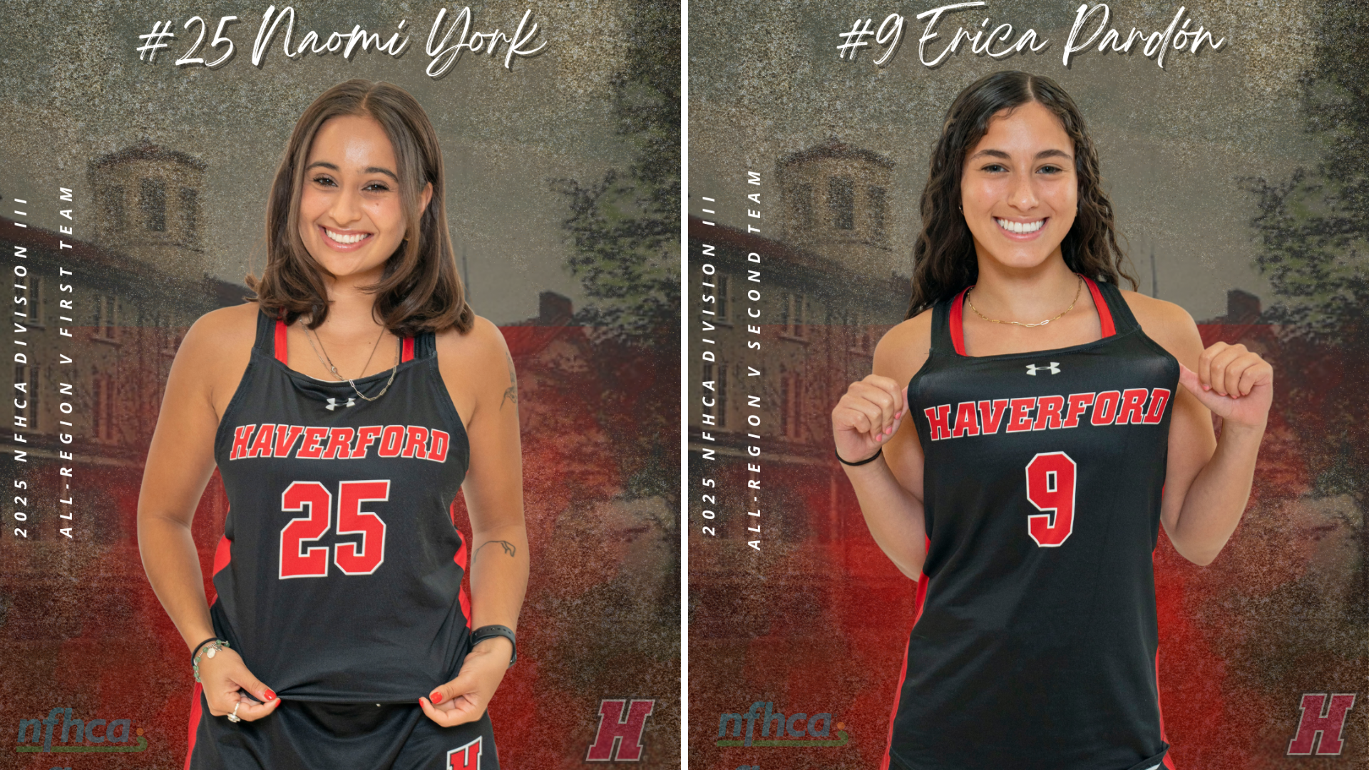 NFHCA All-Region honors