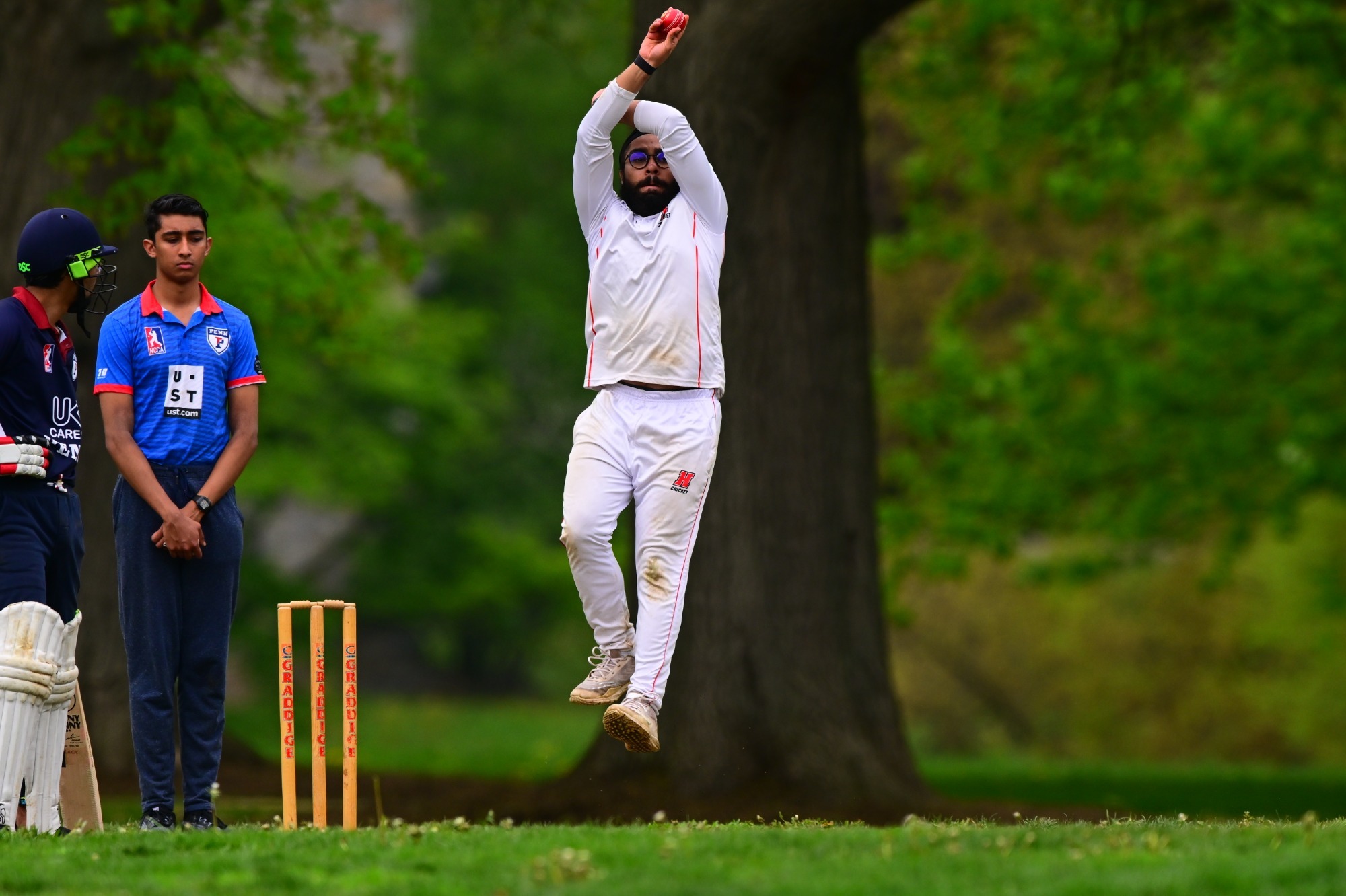 Ishpuneet Singh bowling
