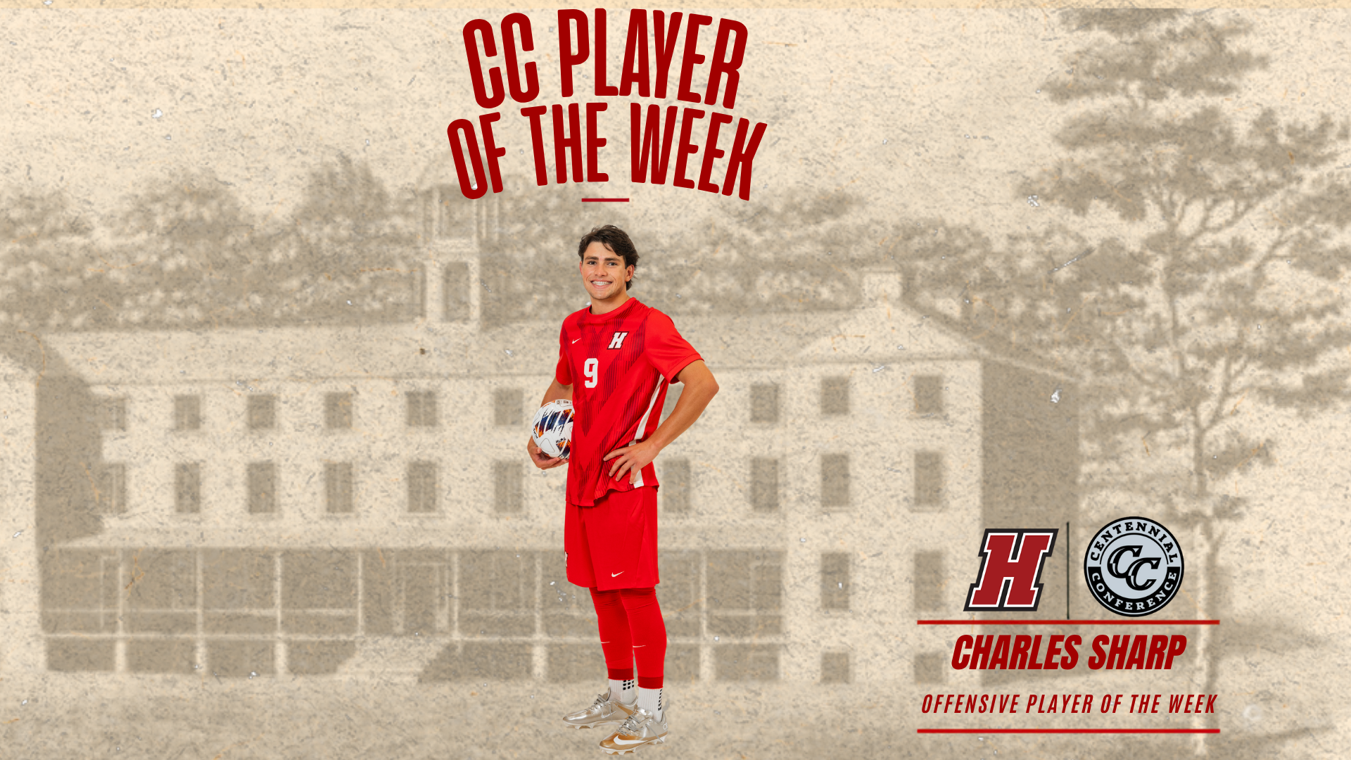 Charles Sharp CC offensive Player of the Week