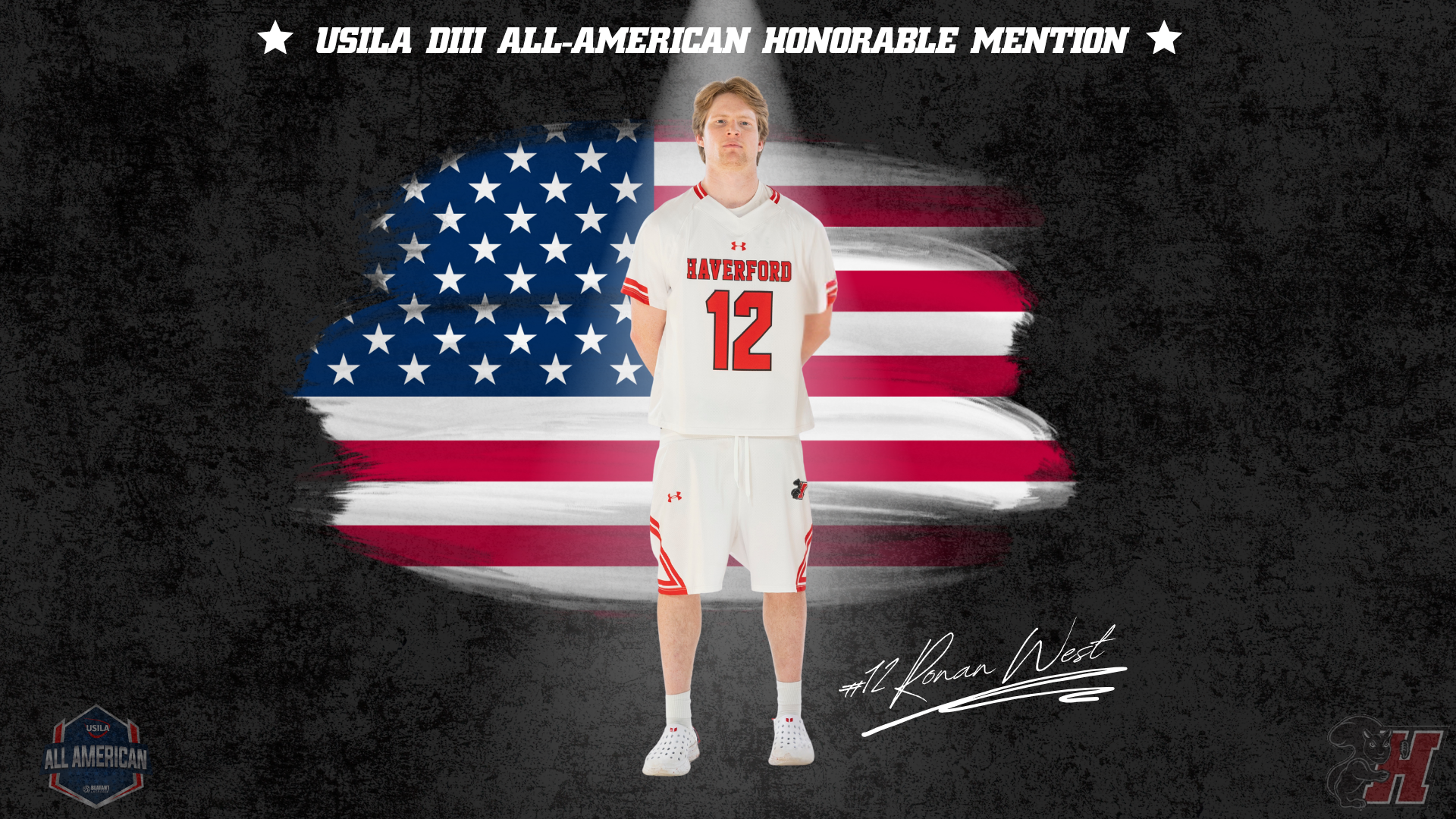 Ronan West All-America graphic