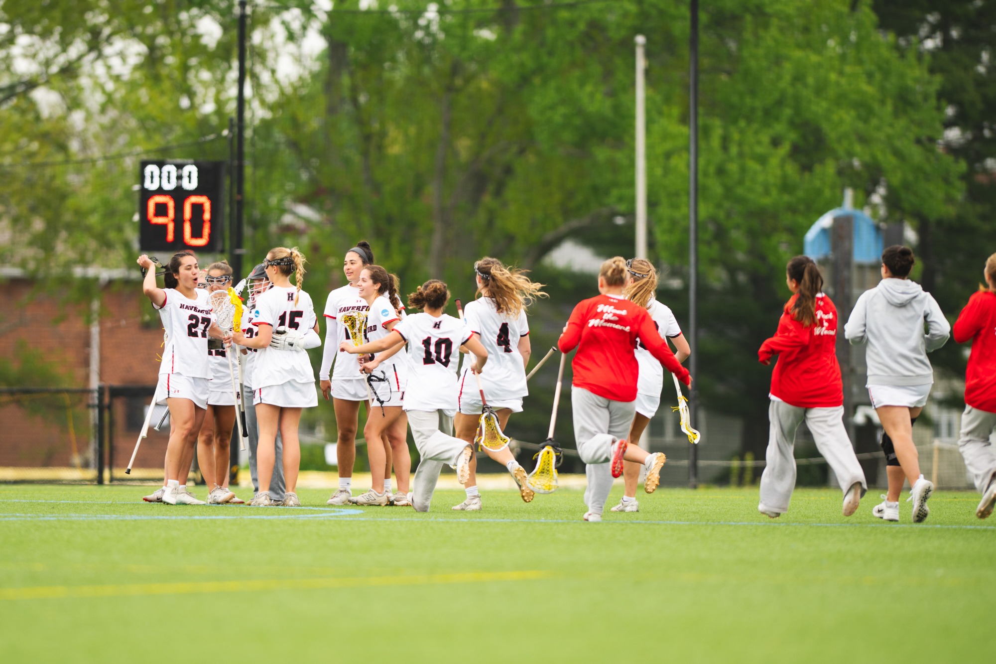 Women's Lacrosse victory over Endicott in NCAA First Round
