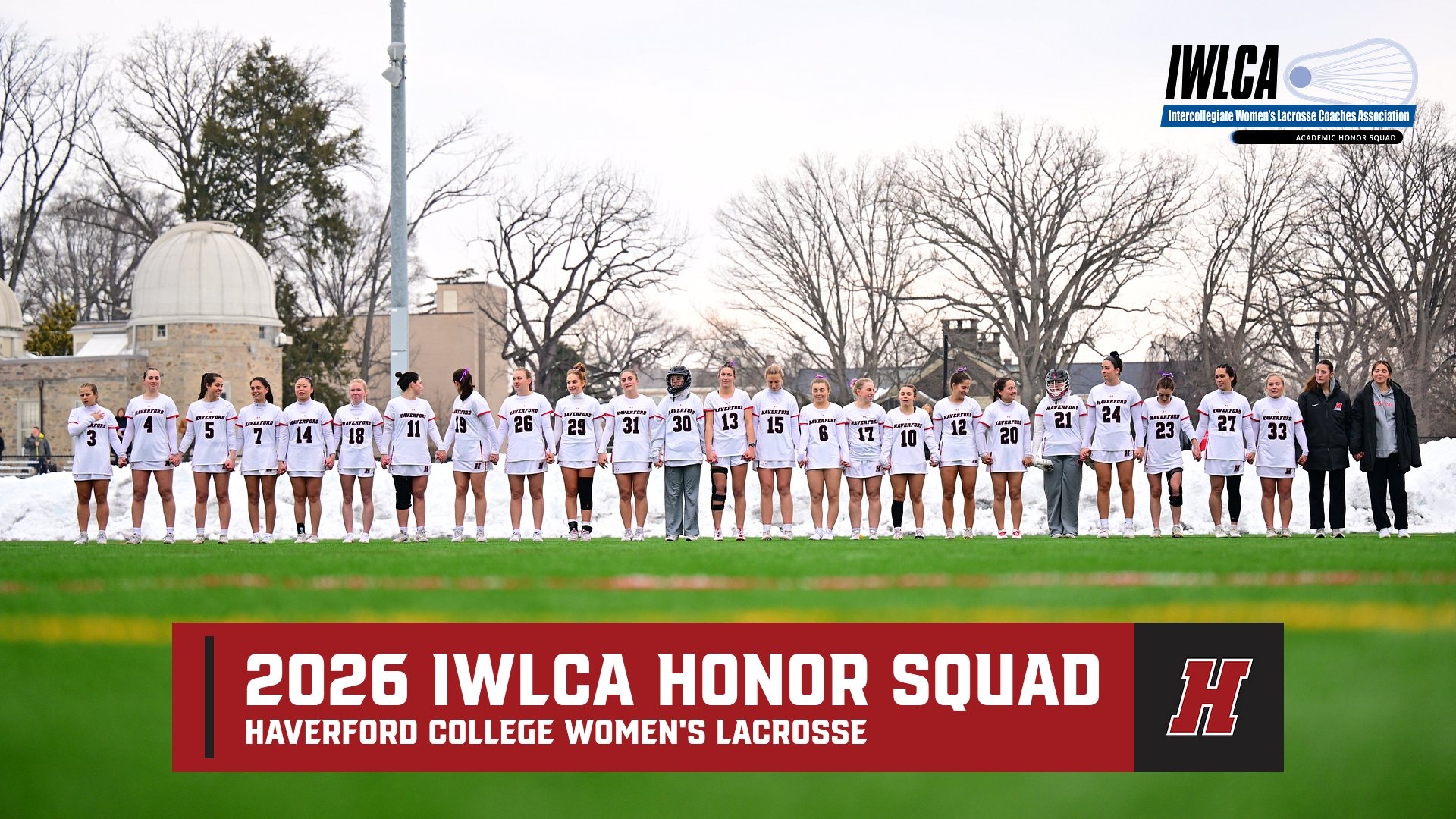 Haverford Women's Lacrosse IWLCA Honor Squad