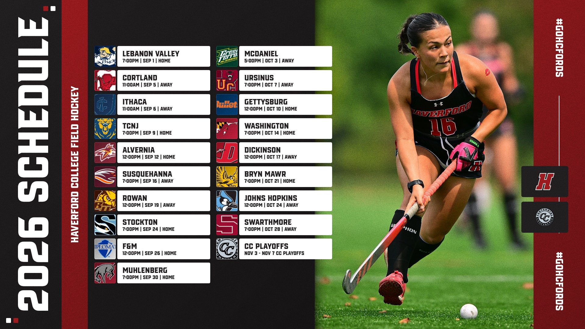 2026 Field Hockey schedule