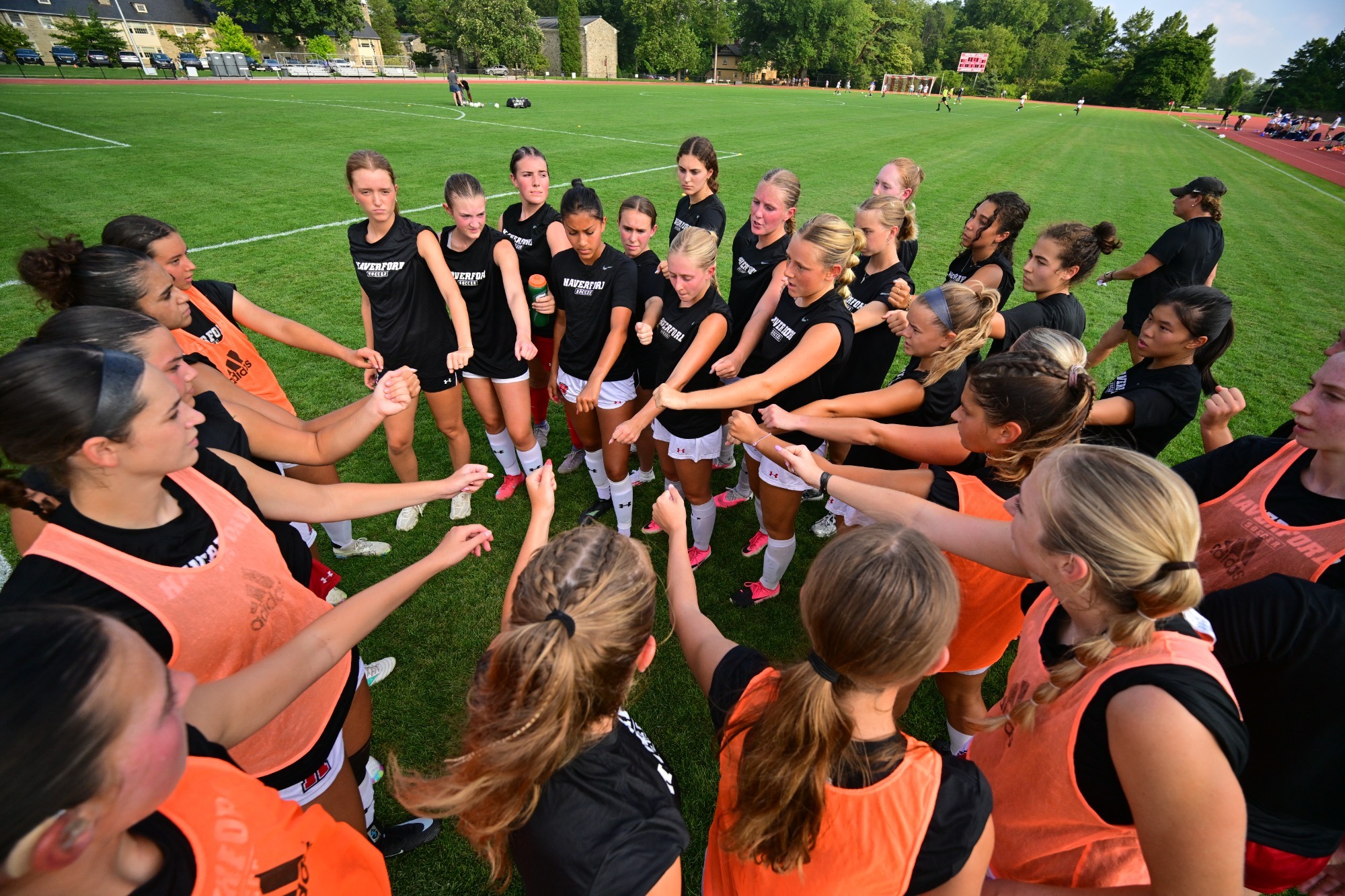 WSOC huddle vs. PSU Abington