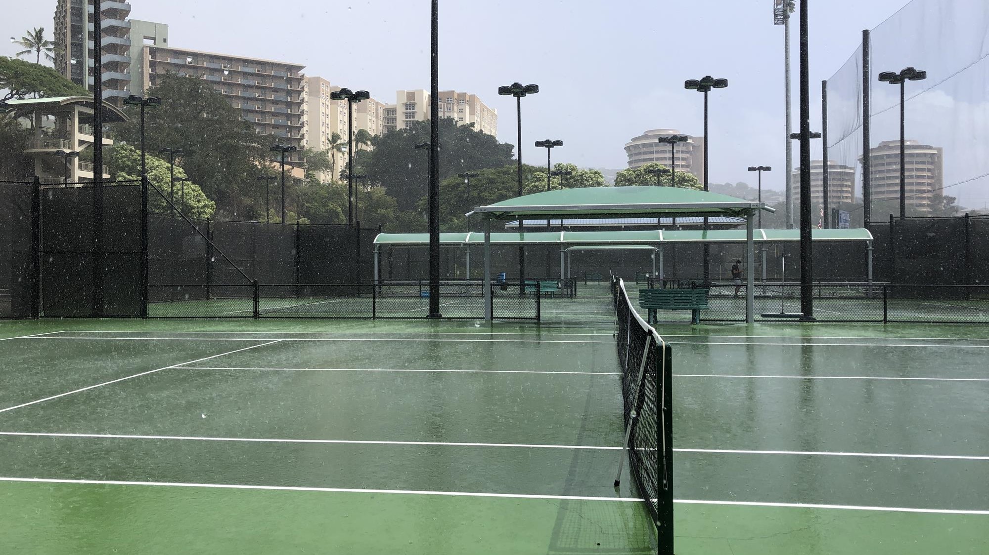 UH Tennis Complex Rain Out