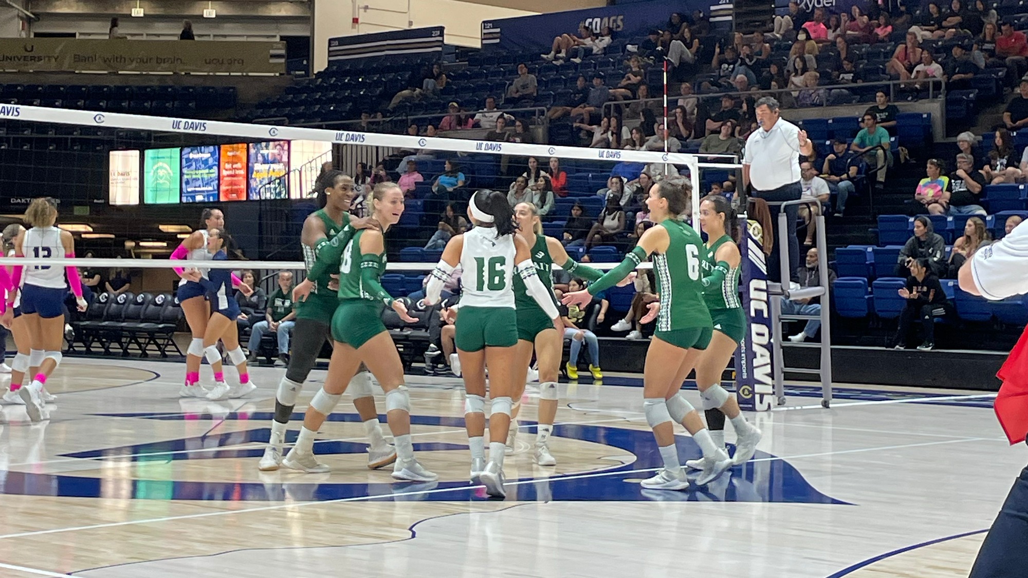 Women's Volleyball Powers Past UC Davis University of Hawai'i at
