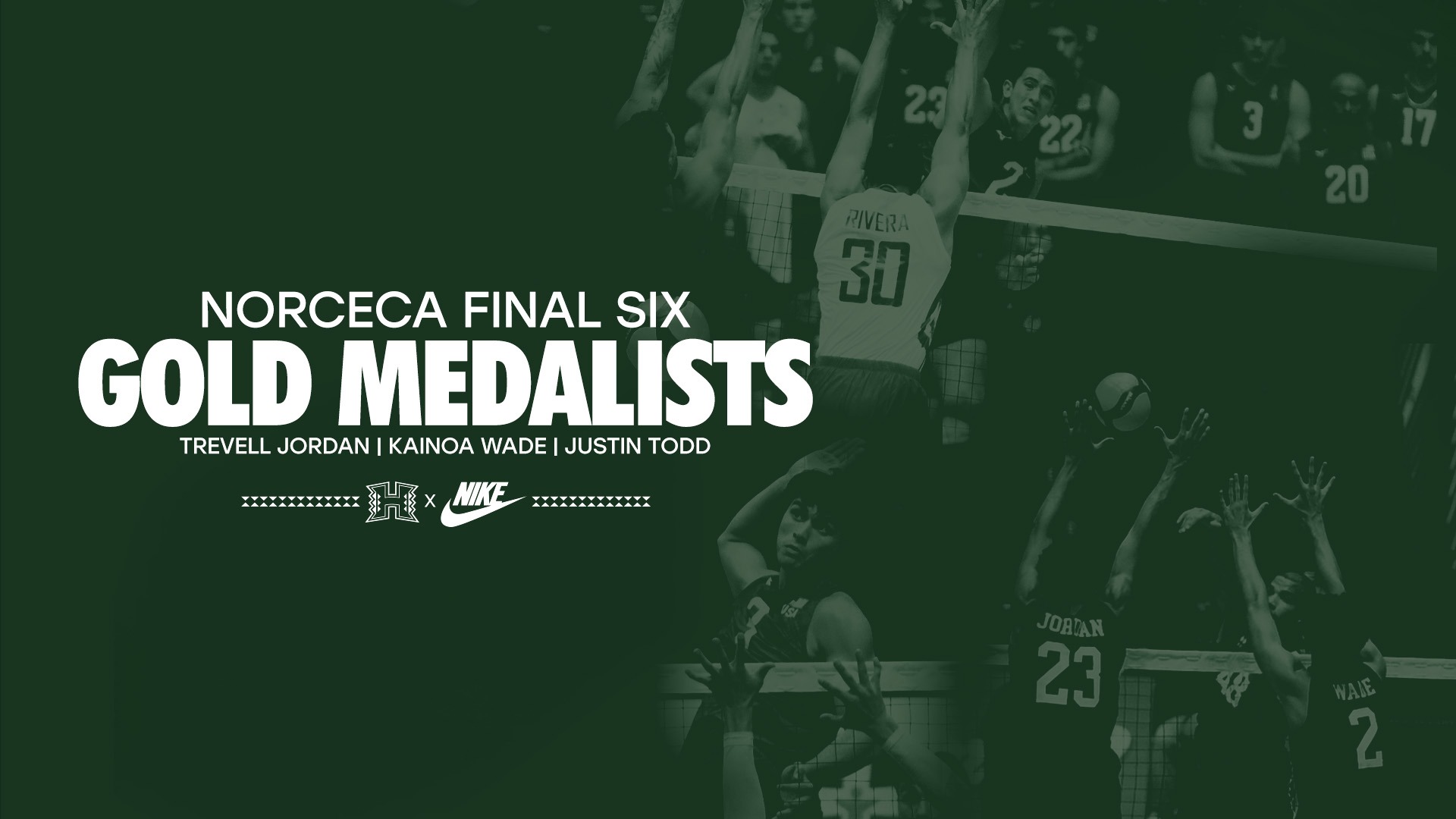 NORCECA Final Six Gold Medalists