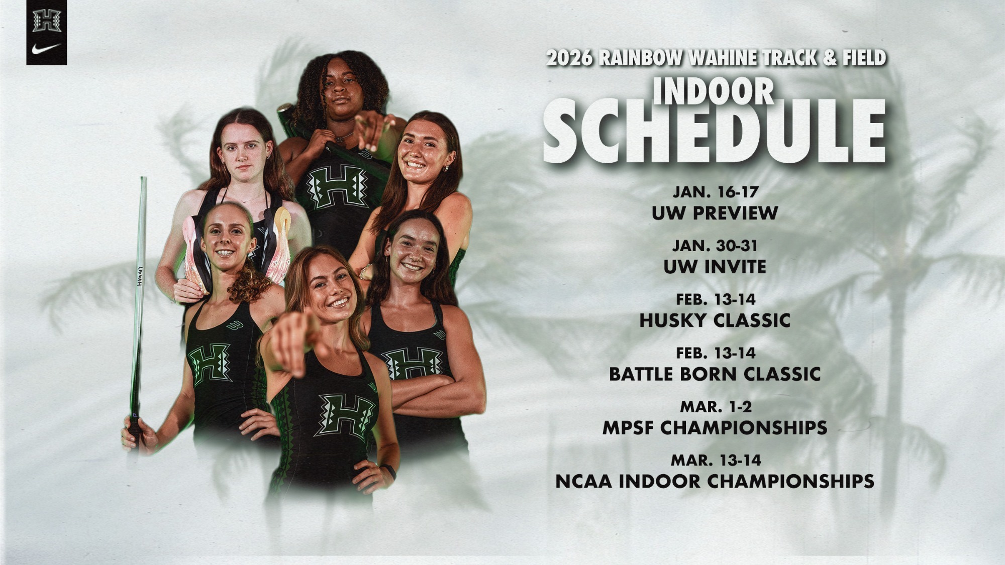 T&F Indoor Schedule