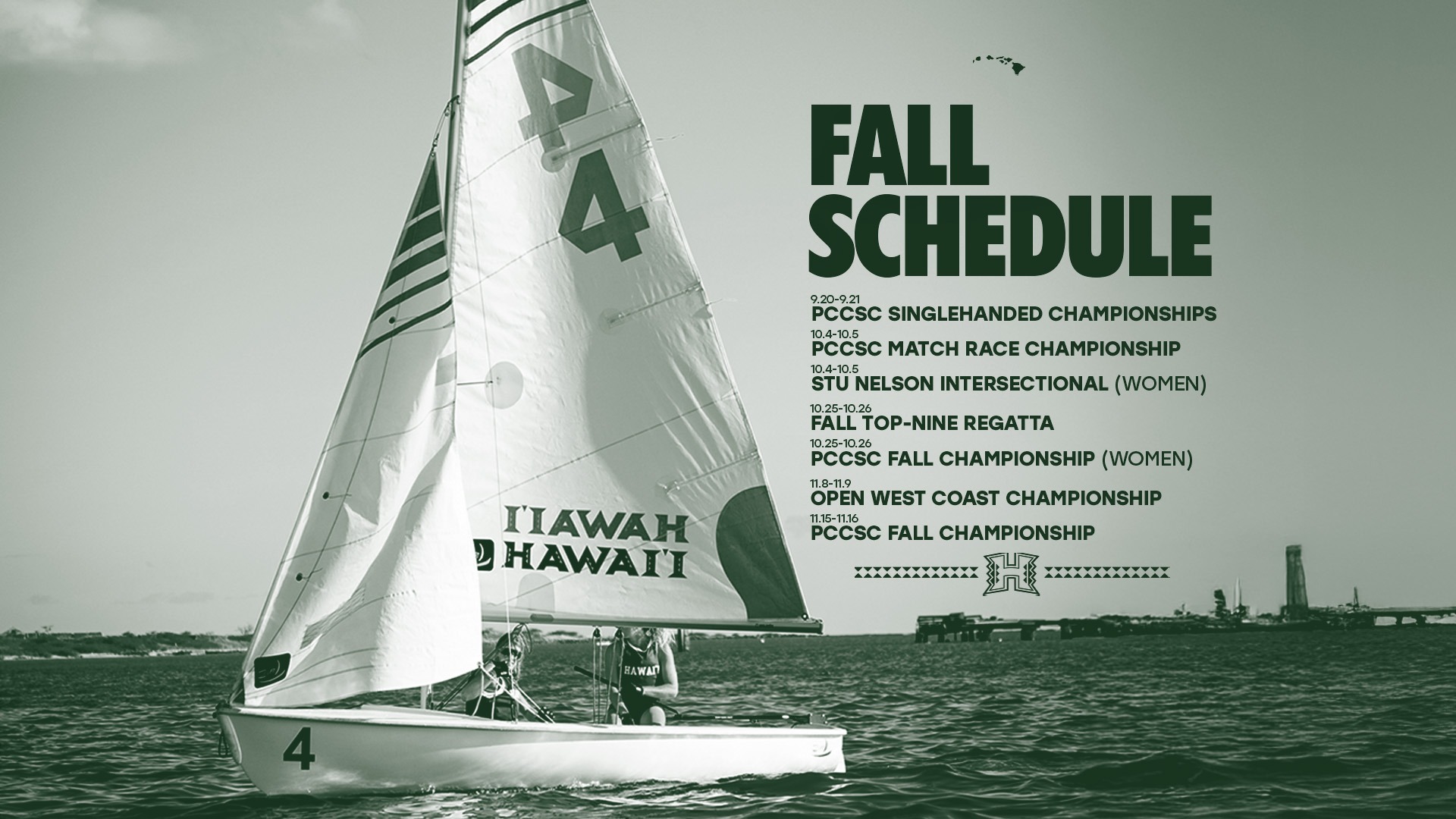 Sailing Fall Schedule 2025