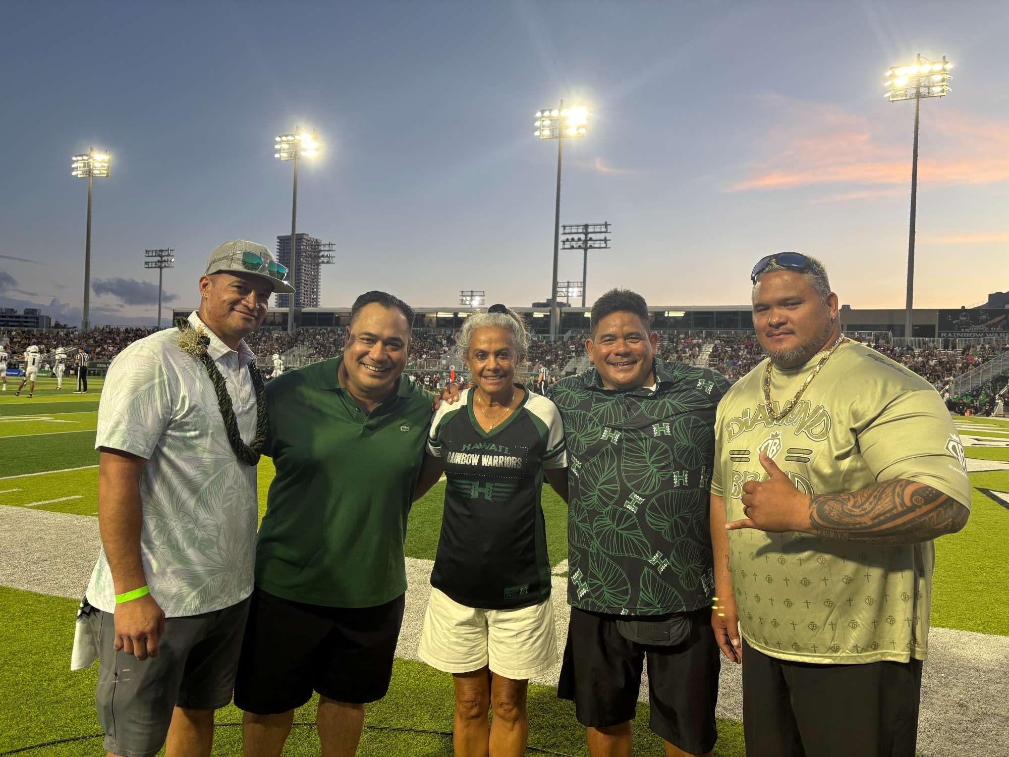 Letterwinners recognition at Ultimate Keiki Night