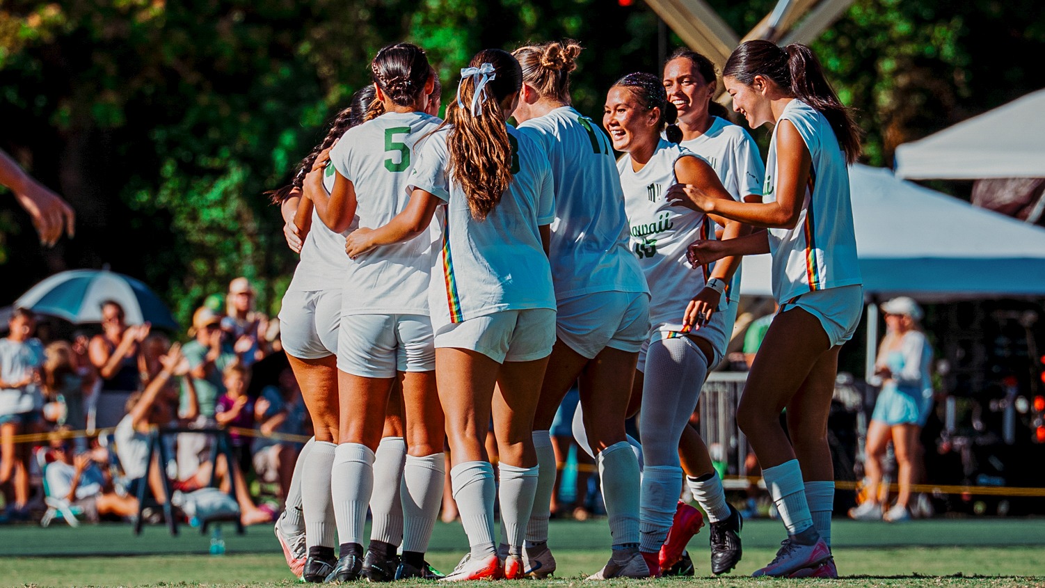 Soccer Team Celebration vs. UTEP
