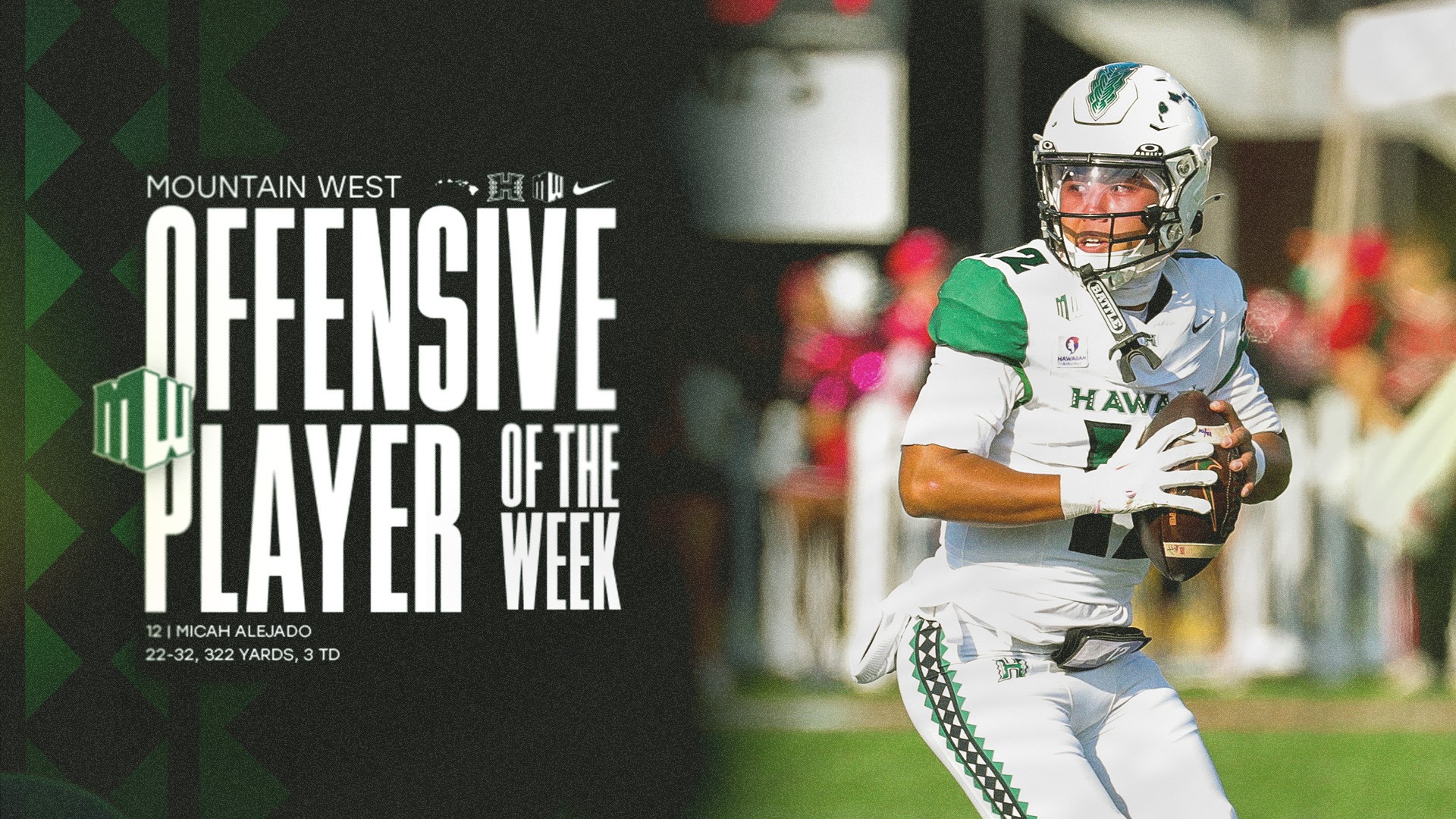Micah Alejado MW Player of the Week