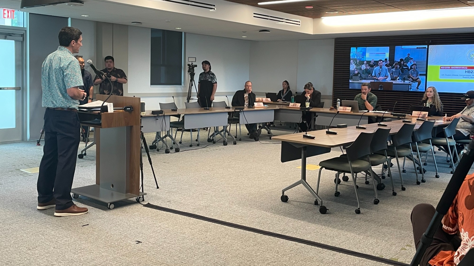 Matt Elliott address House Committee