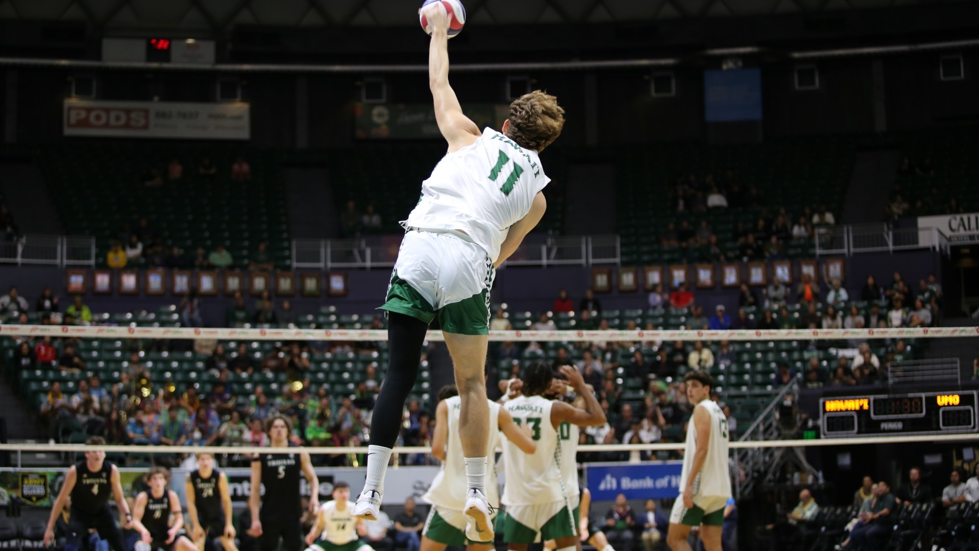 Finn Kearney serve vs. Mount Olive