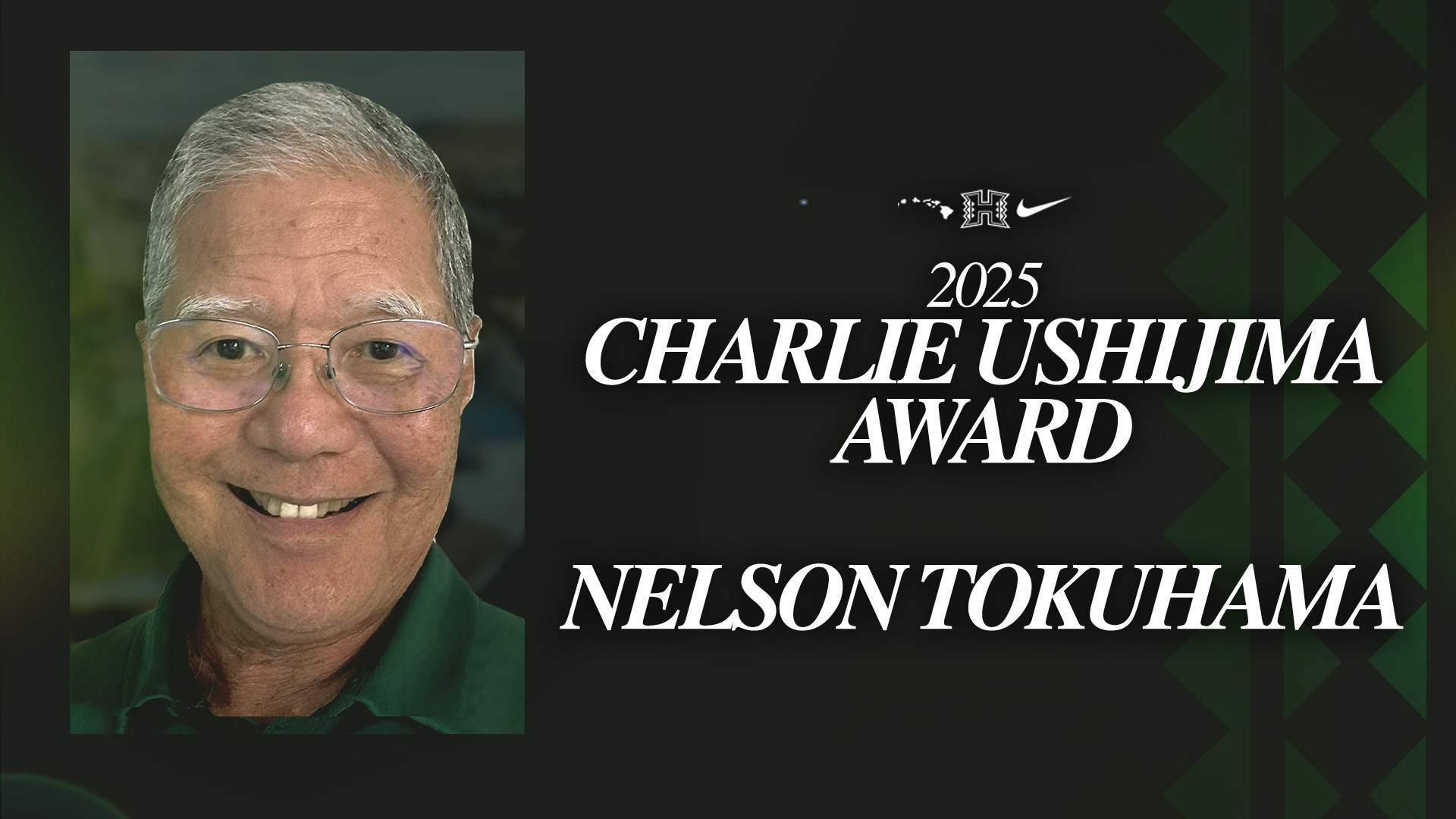 2025 Charlie Ushijima Award - Nelson Tokuhama