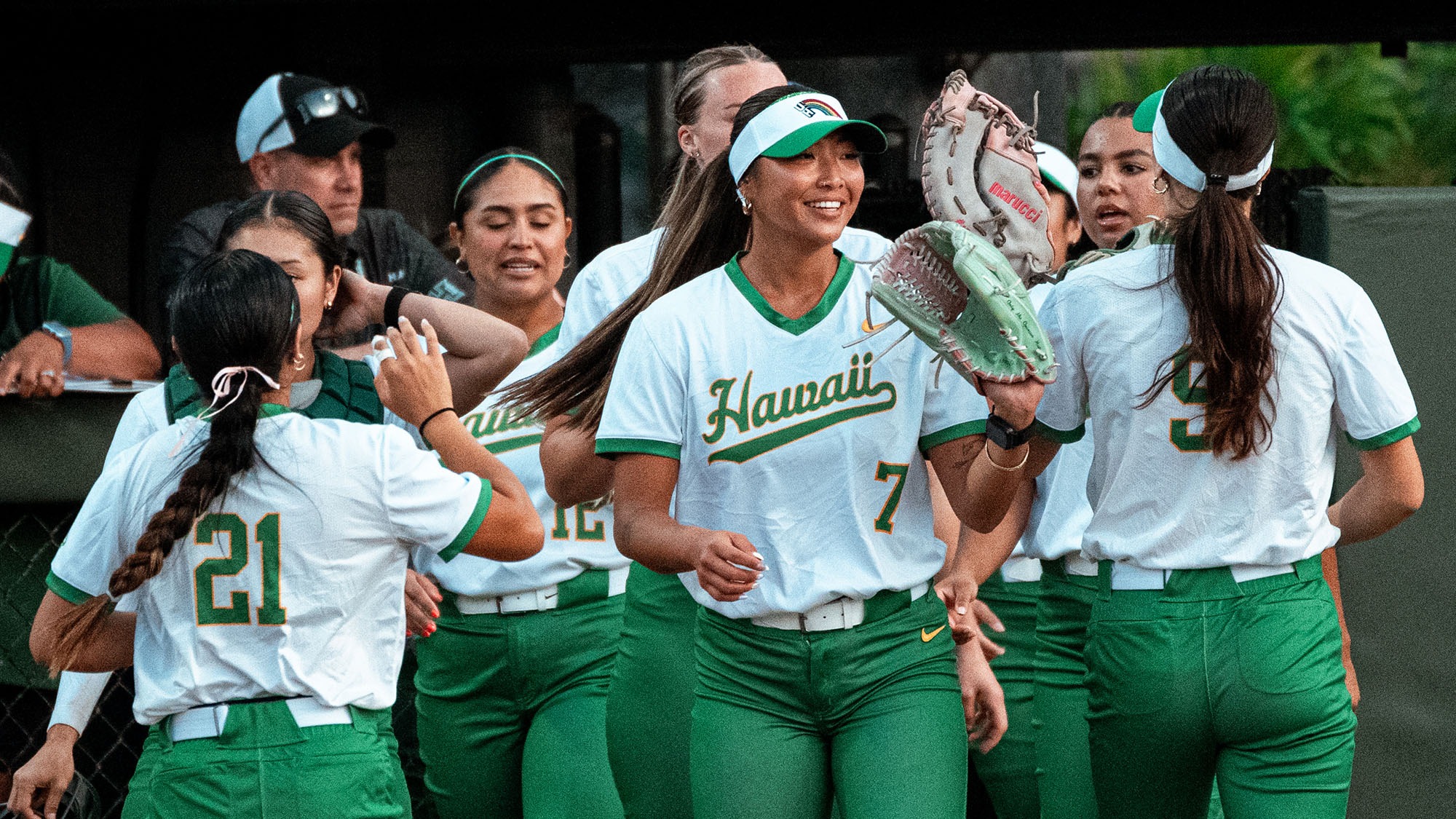 Team celebration vs. CSUN - 3/27/2026