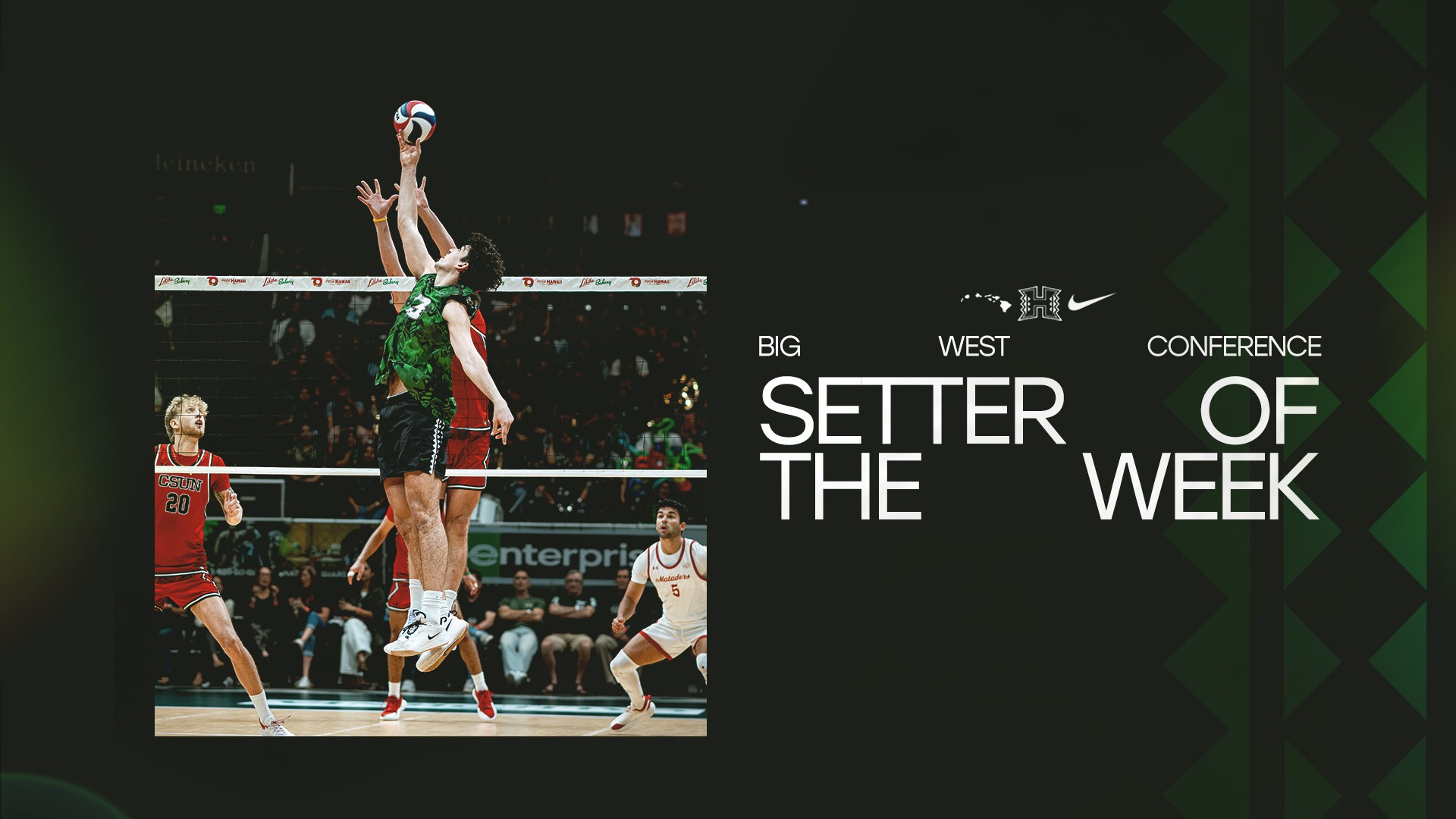 Tread Rosenthal Big West Setter of the Week