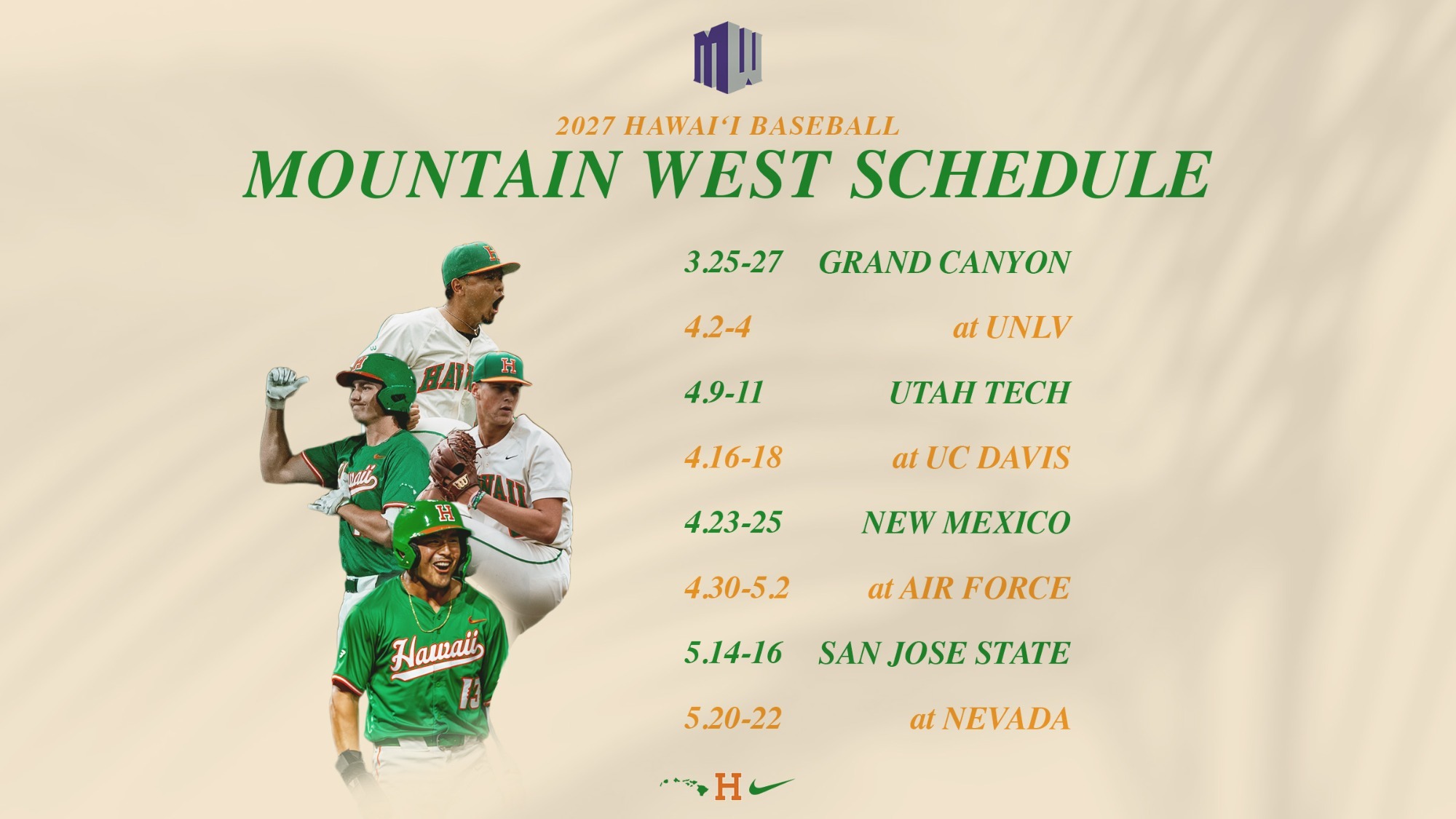 2027 MW Baseball Schedule