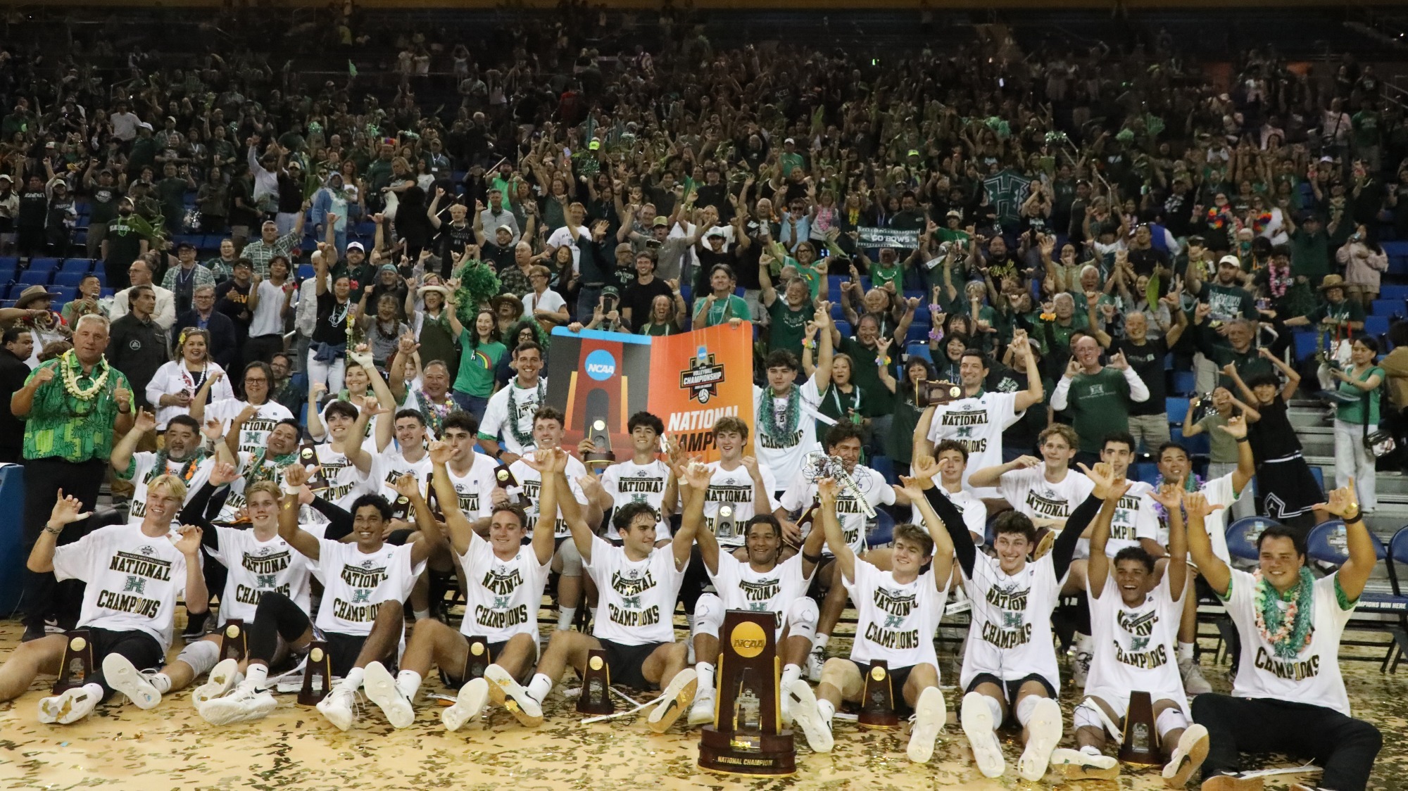MVB NCAA championship celebration