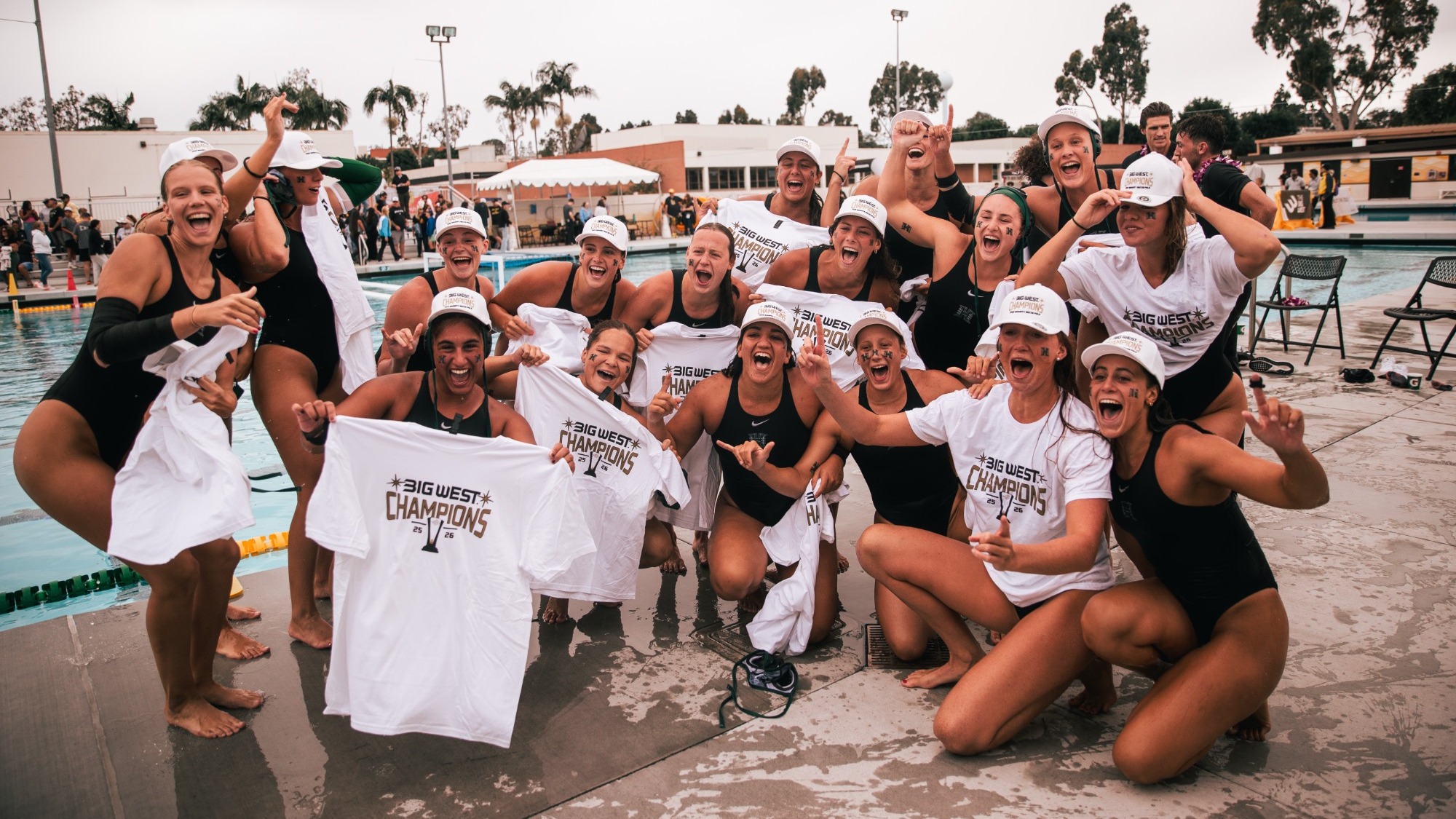 Water Polo 2026 Big West Championship Celebration