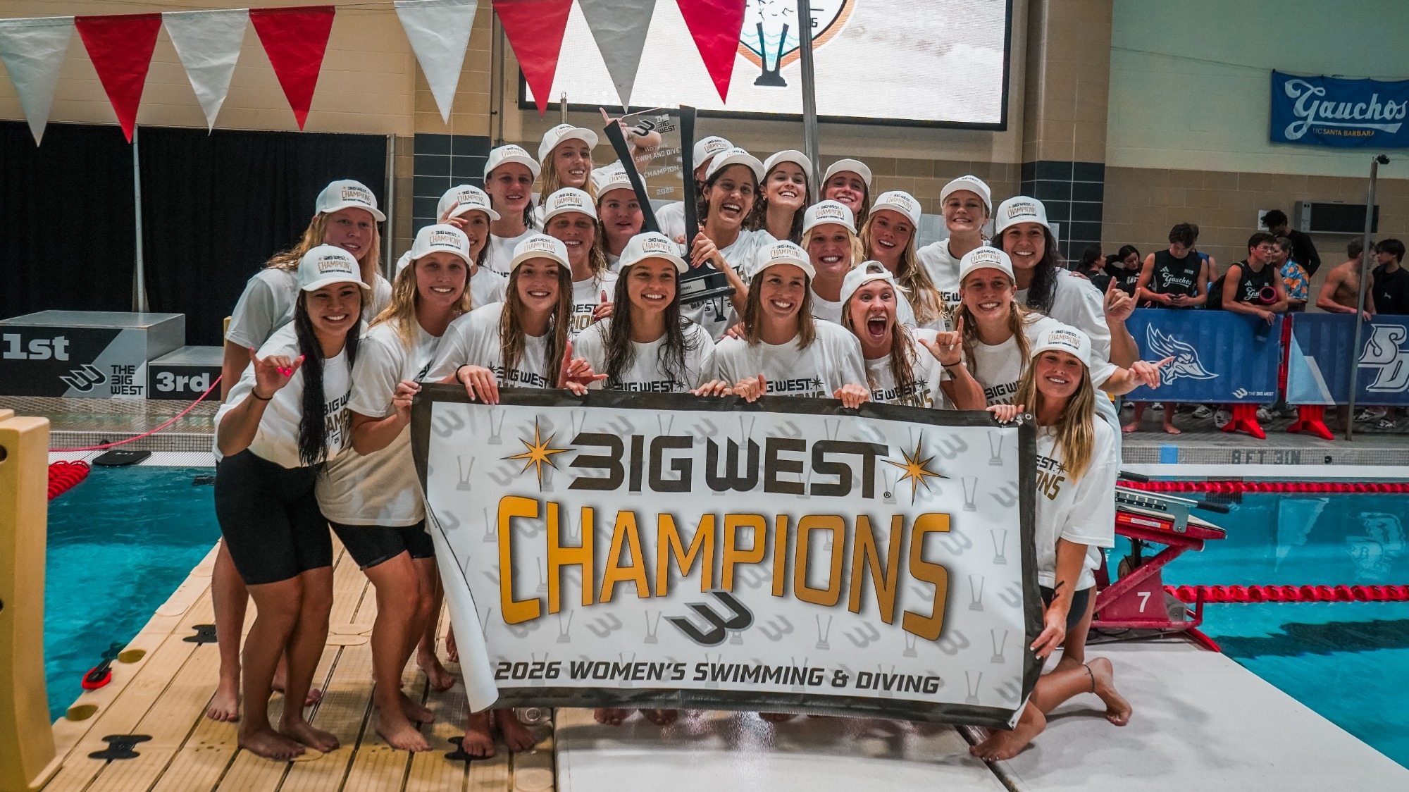 2026 Women's Swim and Dive Big West Champions