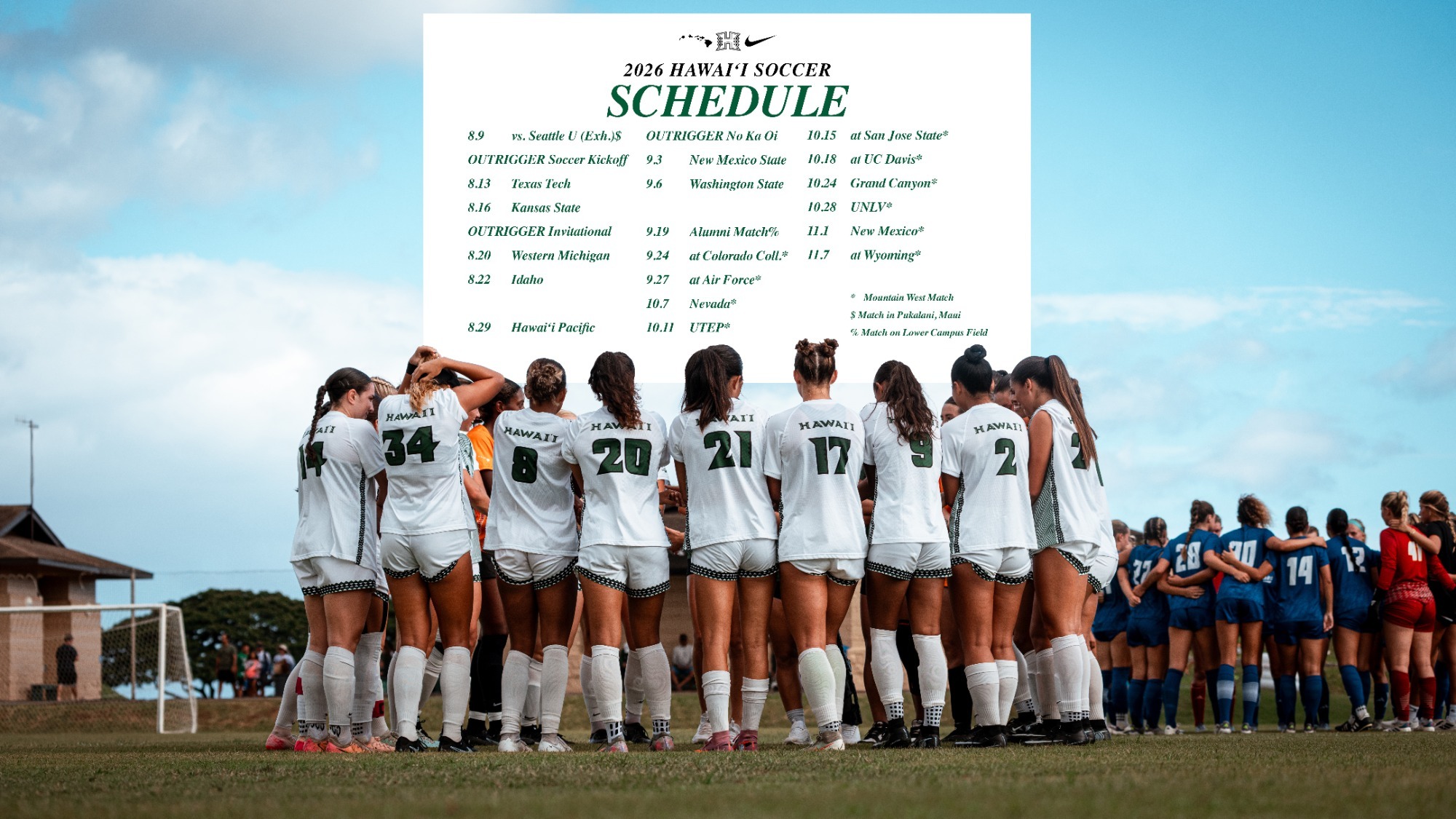2026 Soccer Schedule
