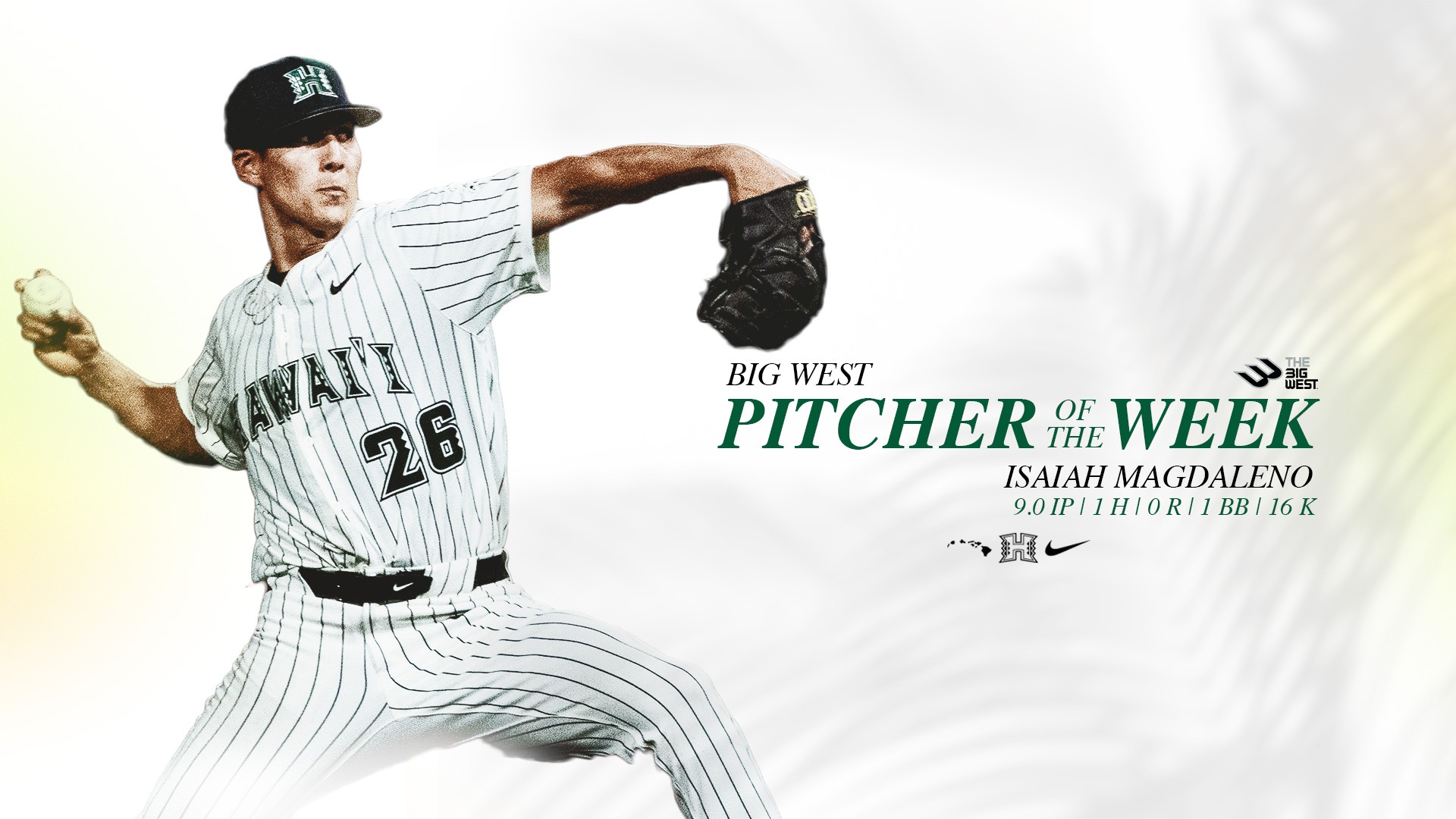Isaiah Magdaleno BW Pitcher of the Week