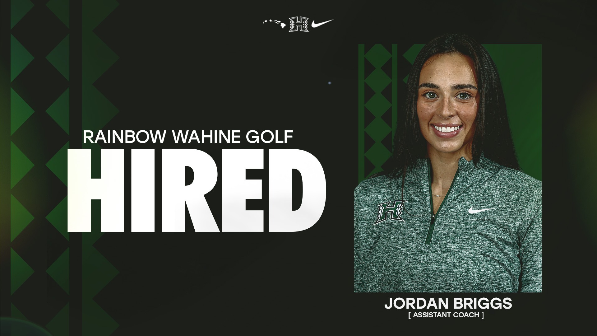Jordan Briggs Hired Women's Golf Assistant Coach