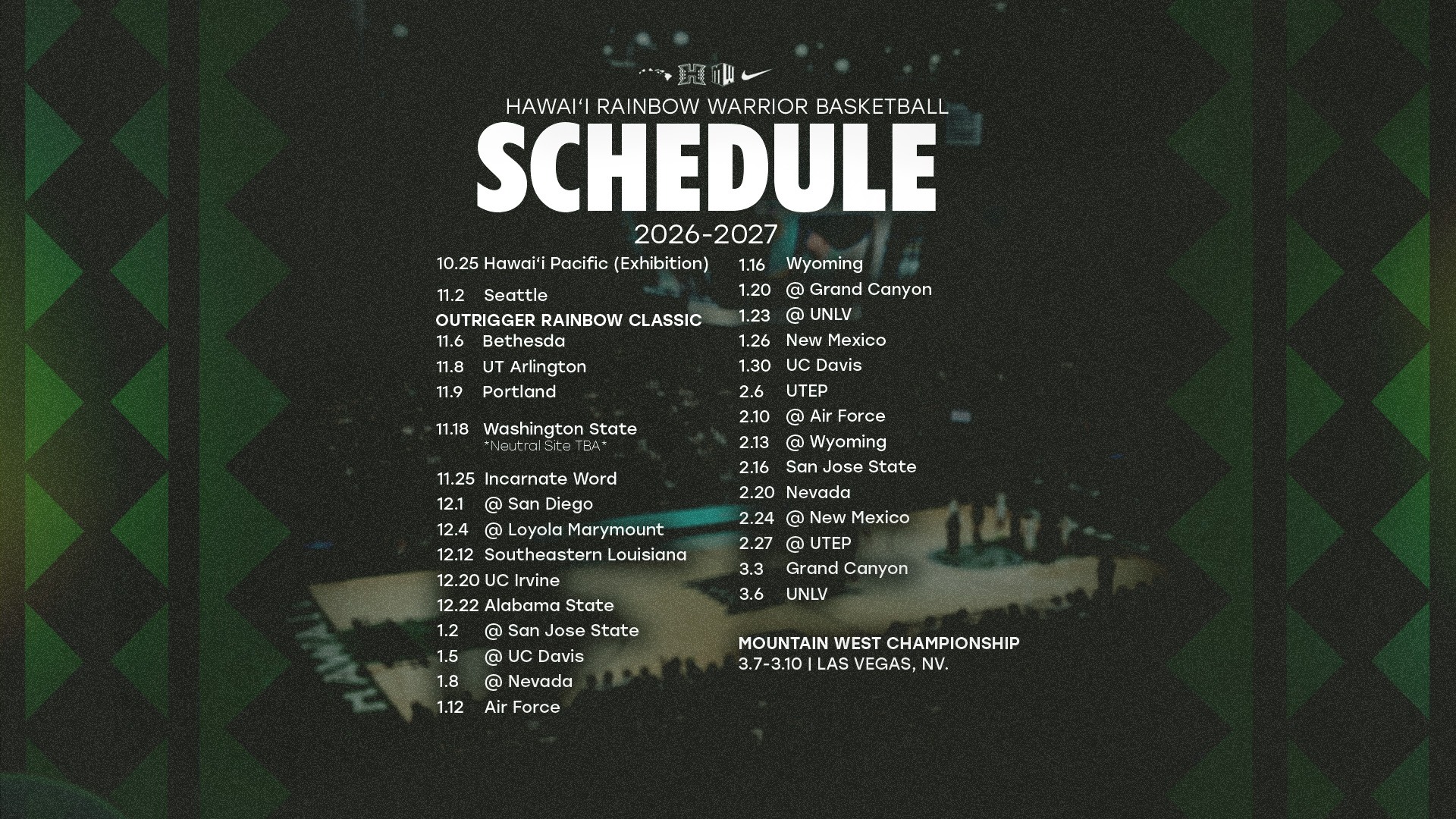 MBB Schedule No Local 2026-27