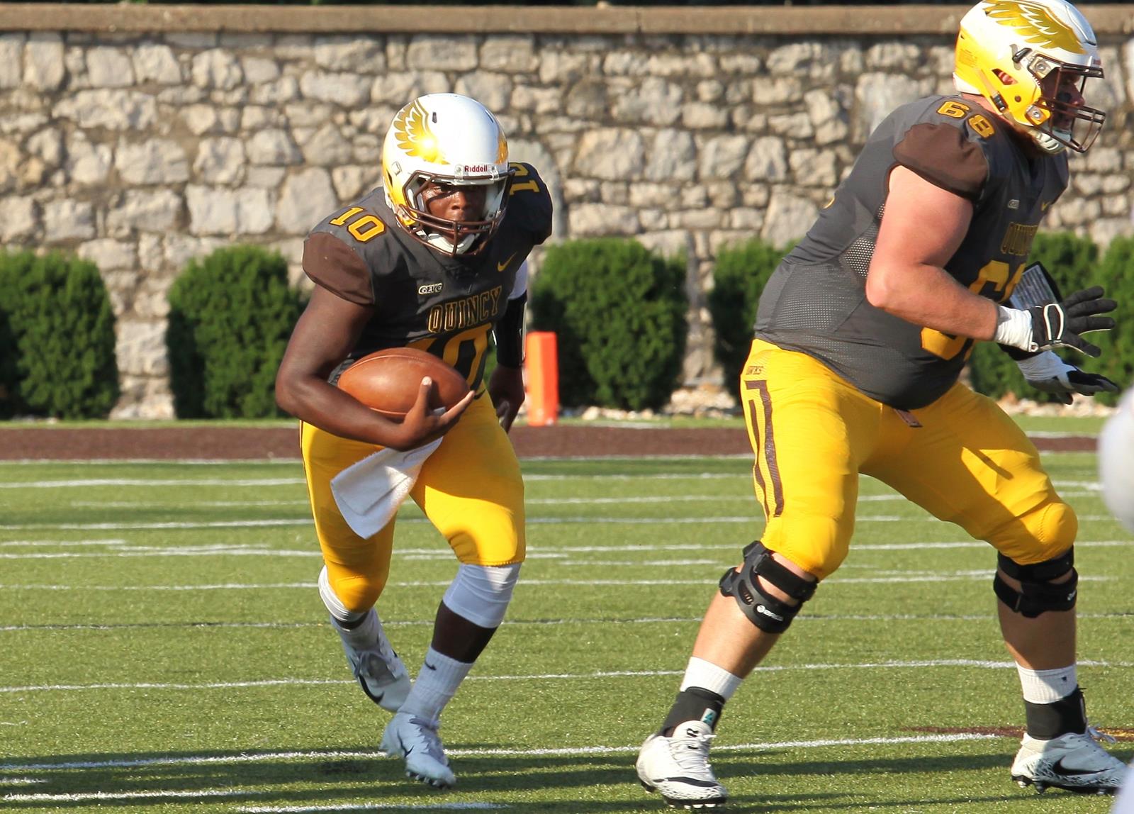 Tionne Harris Football Quincy University Athletics