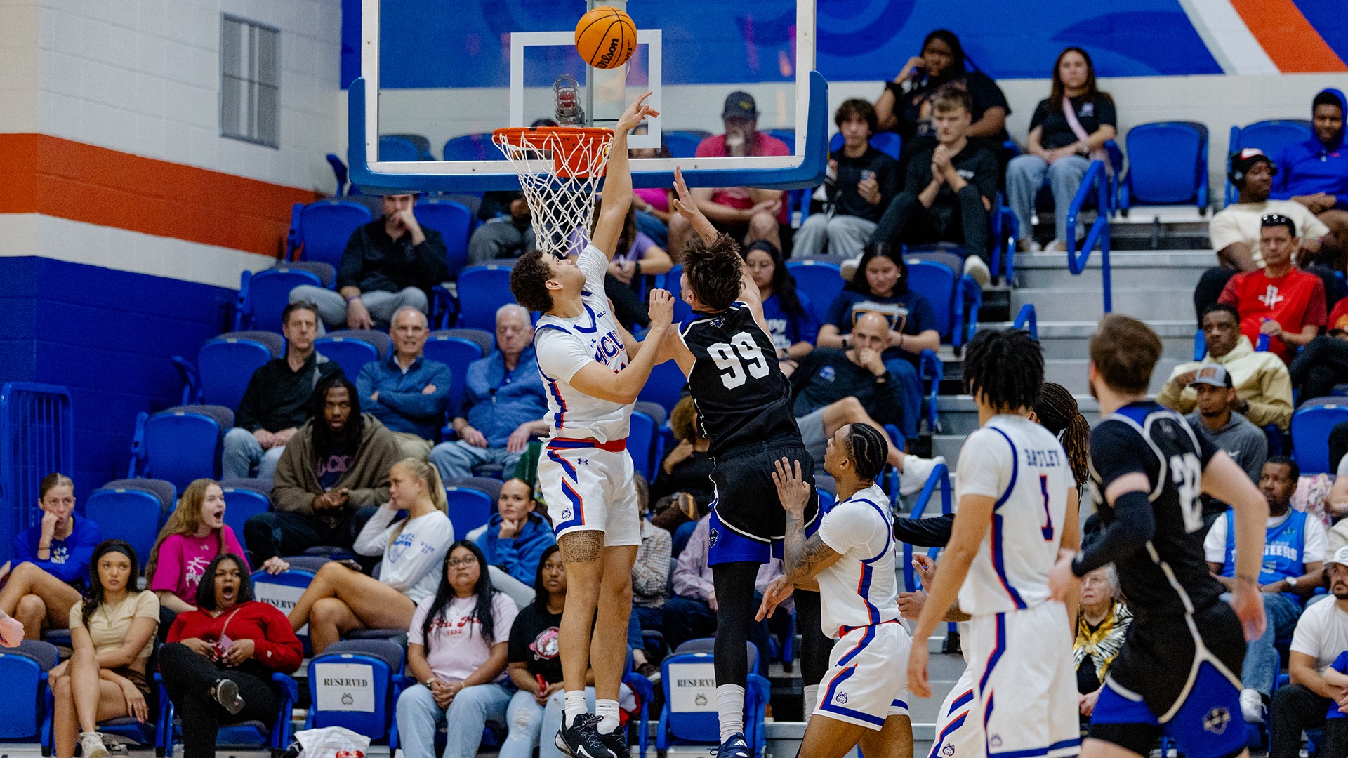 10 - Caleb Gaston (UNO blocked shot)