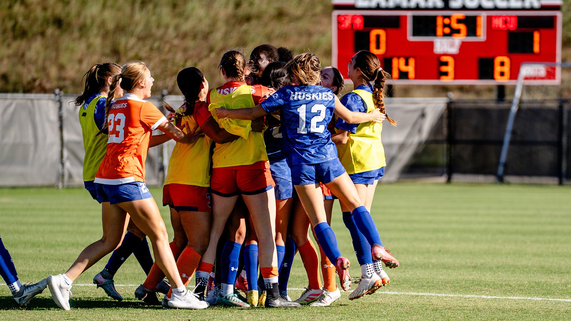 Women's Soccer Celebration