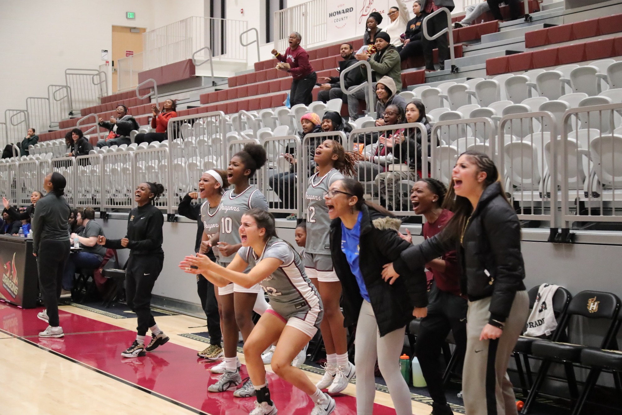 WBBvsDelTech Celebration