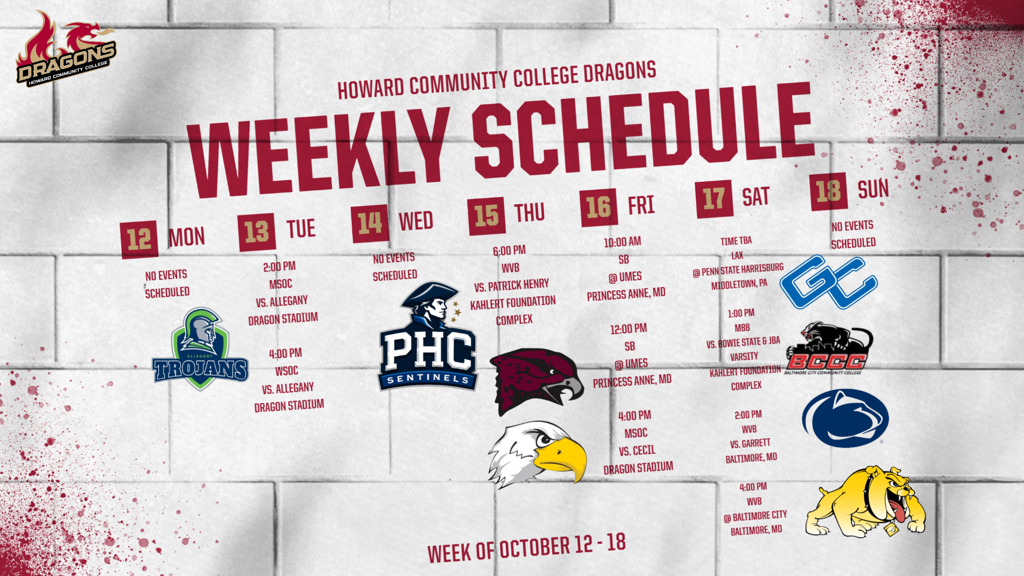 Weekly Schedule