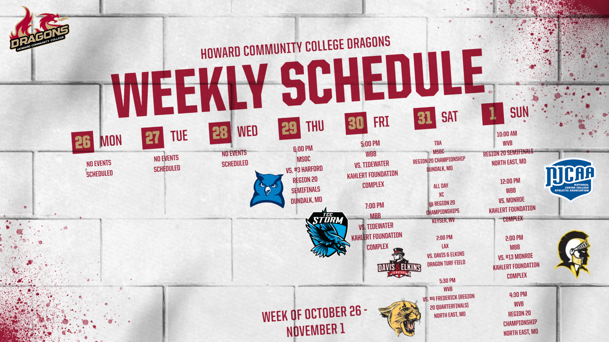Weekly Schedule