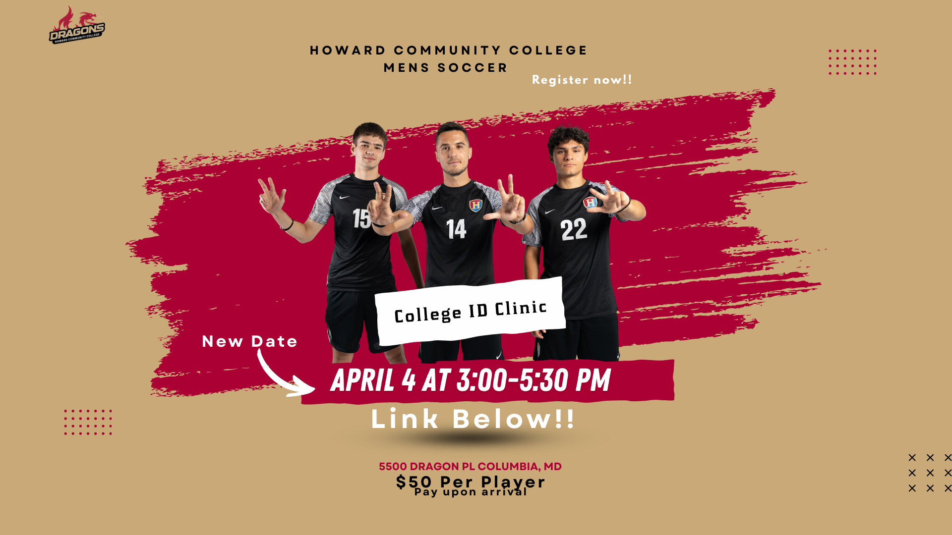 New Date for ID Clinic