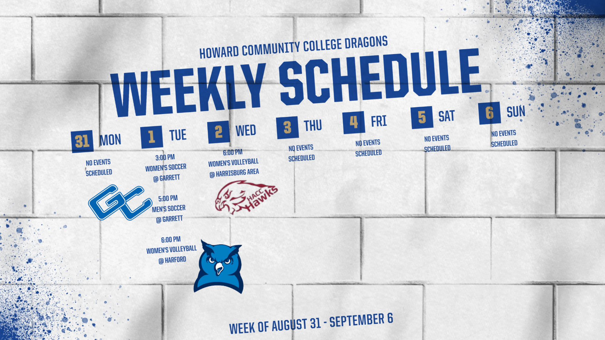Weekly Schedule