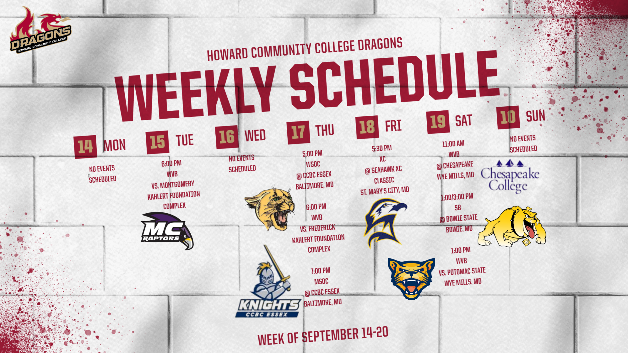 Weekly Schedule