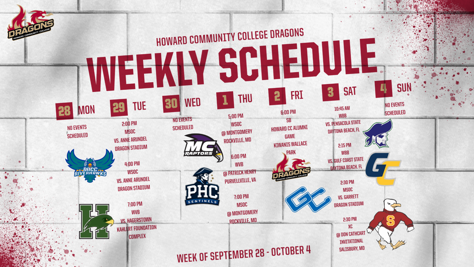 Weekly Schedule